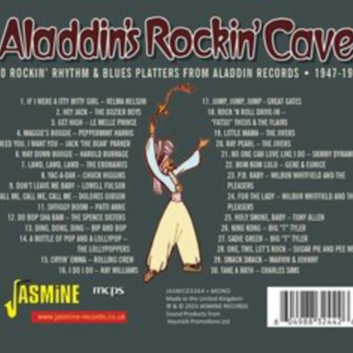 Various Artists CD - Aladdins Rockin Cave - 30 Rockin R&B Platters From Aladdin Records 1947-1960