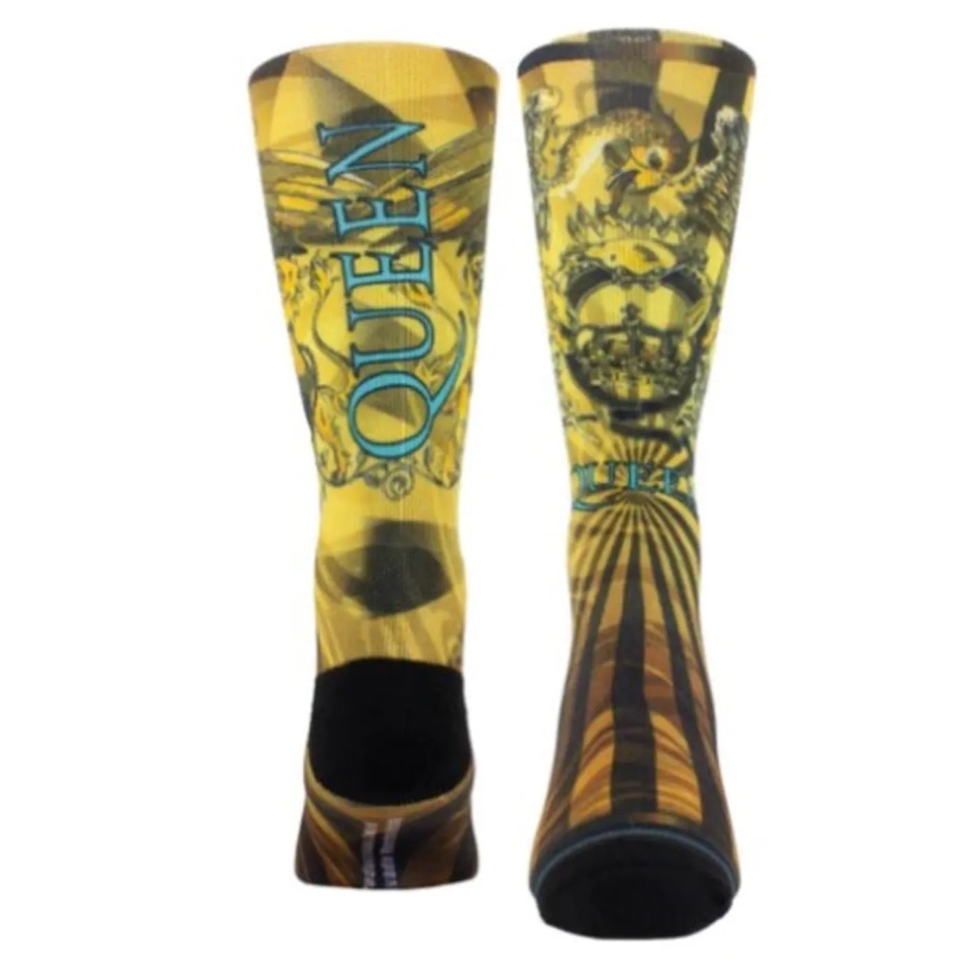 Queen Socks - Queen Gold Crest Socks (One Size)