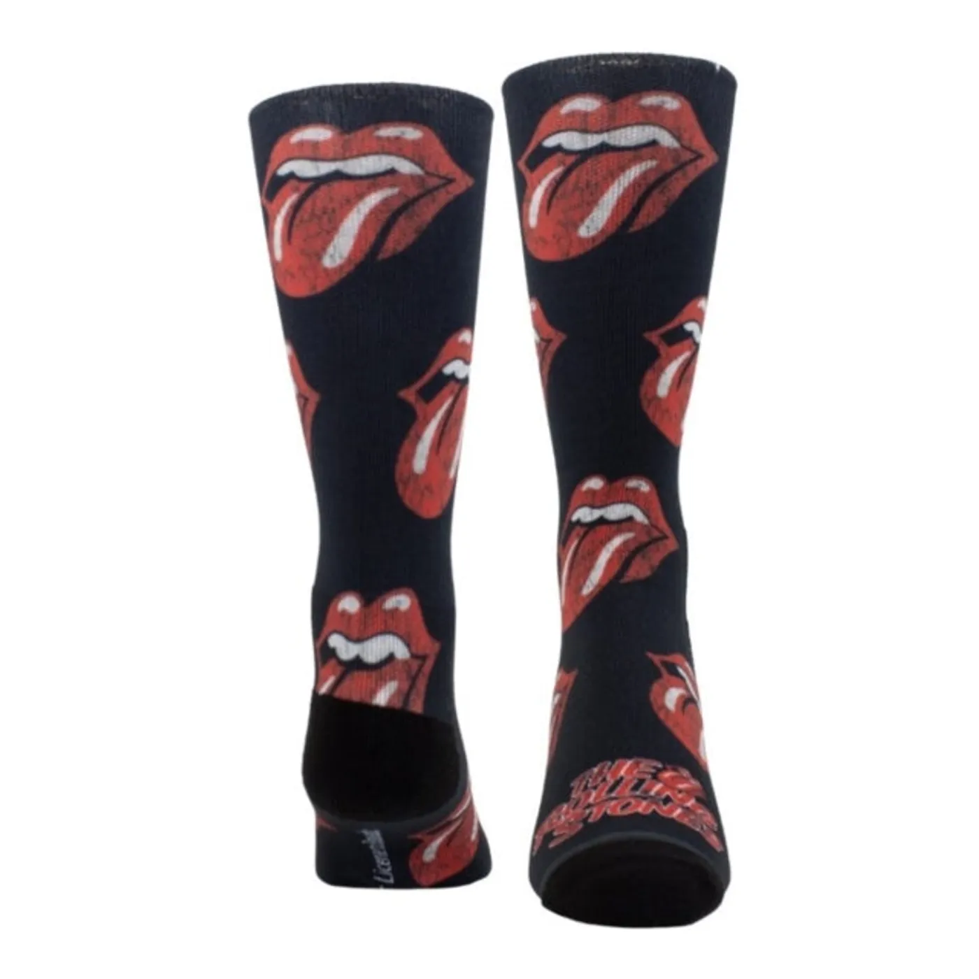 The Rolling Stones Socks - Rolling Stones All Over Distressed Socks (One Size)