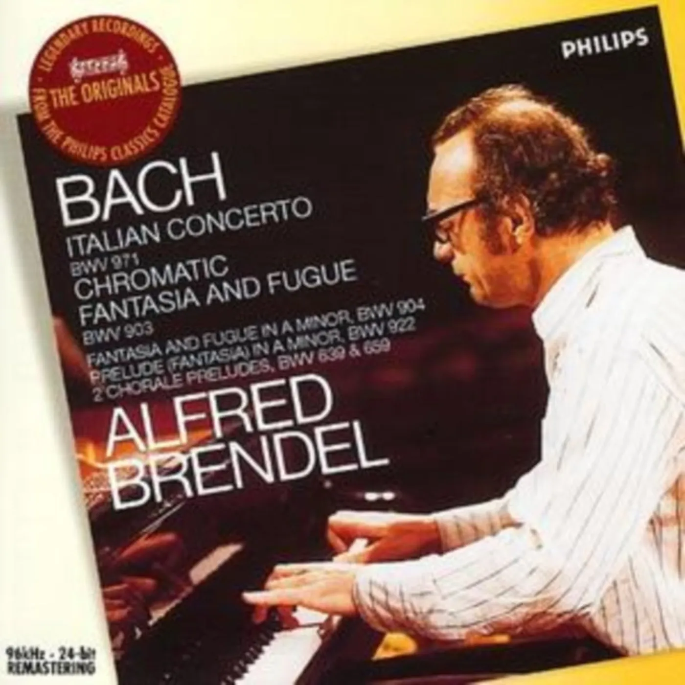 Alfred Brendel CD - Js Bach/Italian Concerto