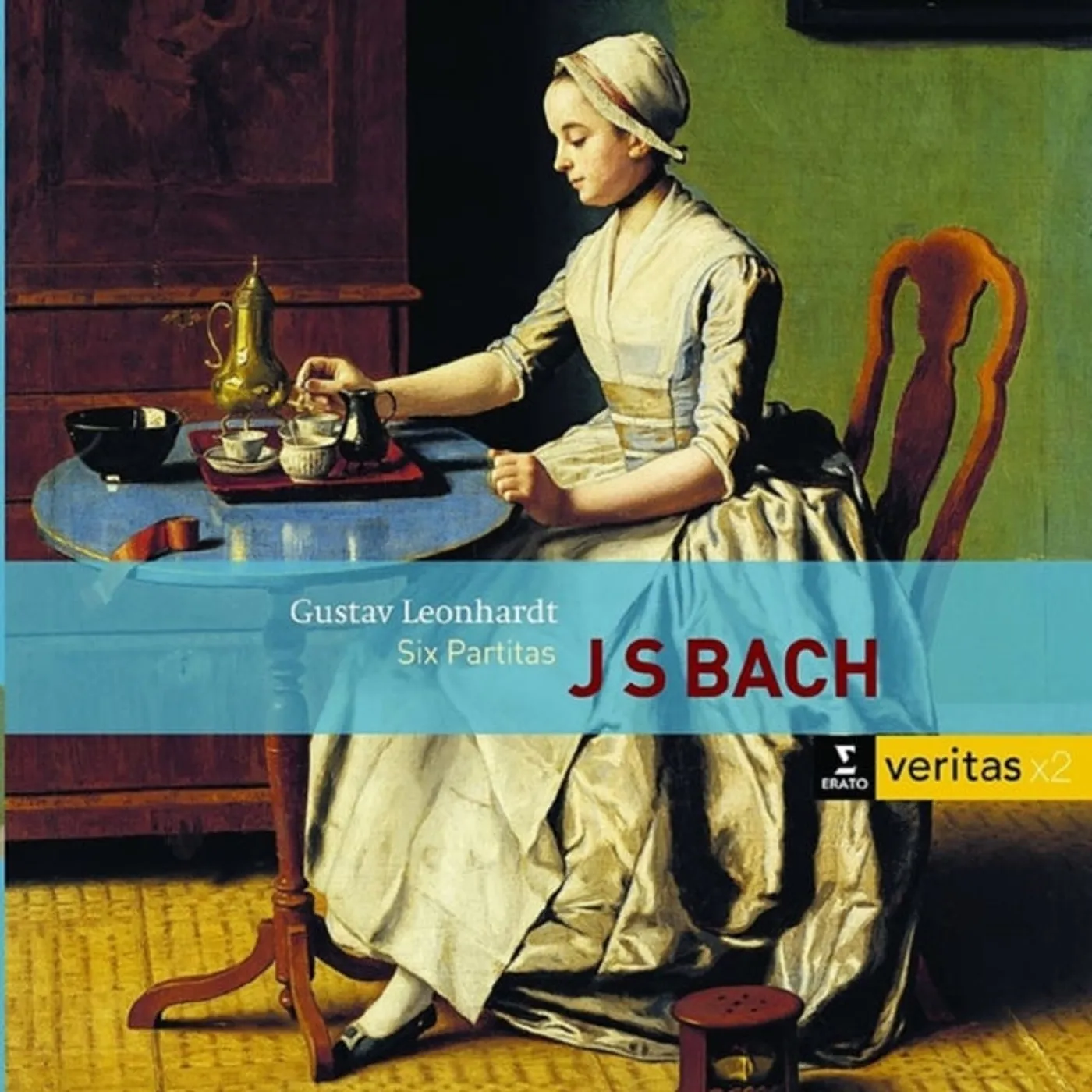 Gustav Leonhardt CD - J.S.Bach - 6 Partitas Bwv 825 - 30
