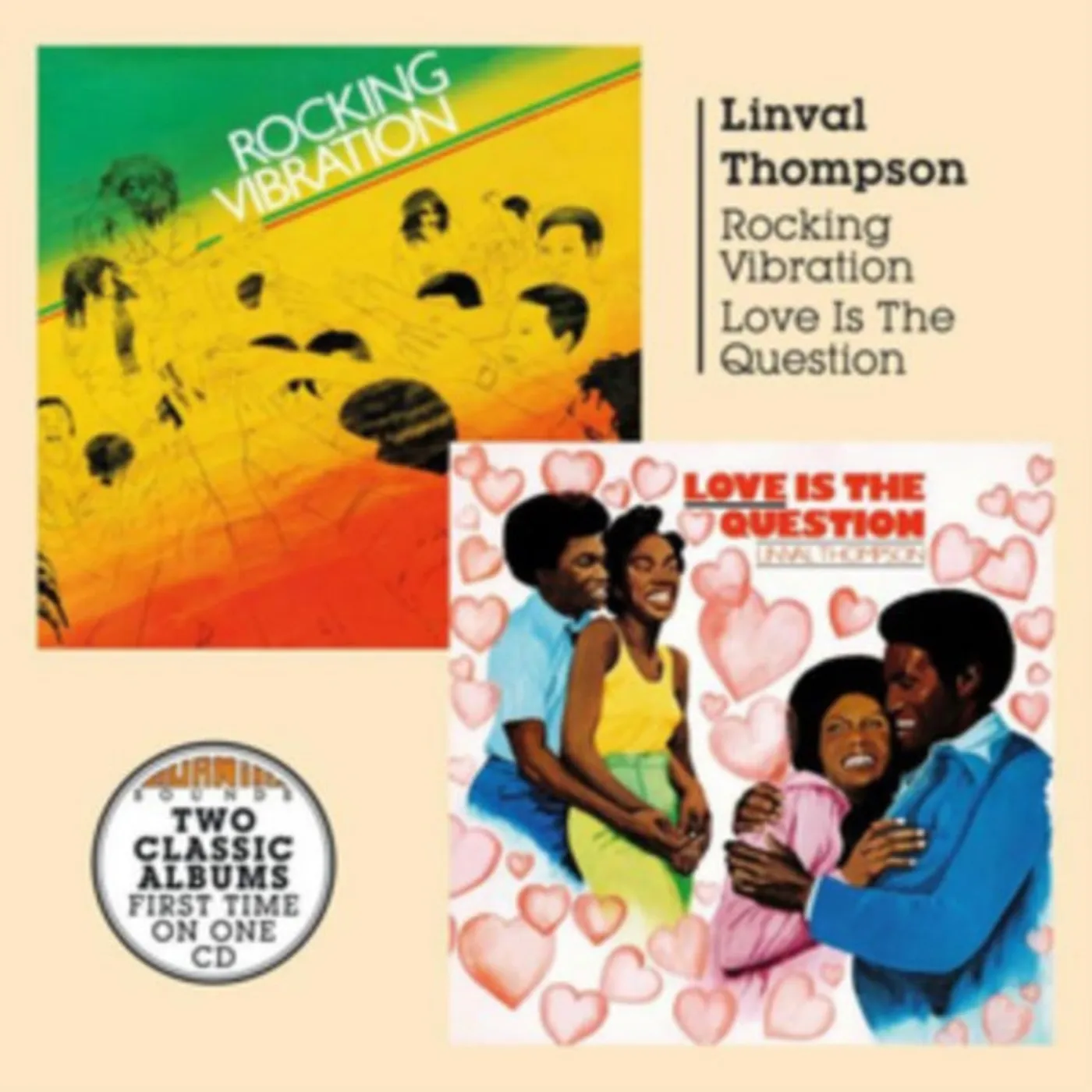 Linval Thompson CD - Rocking Vibration + Love Is The Question