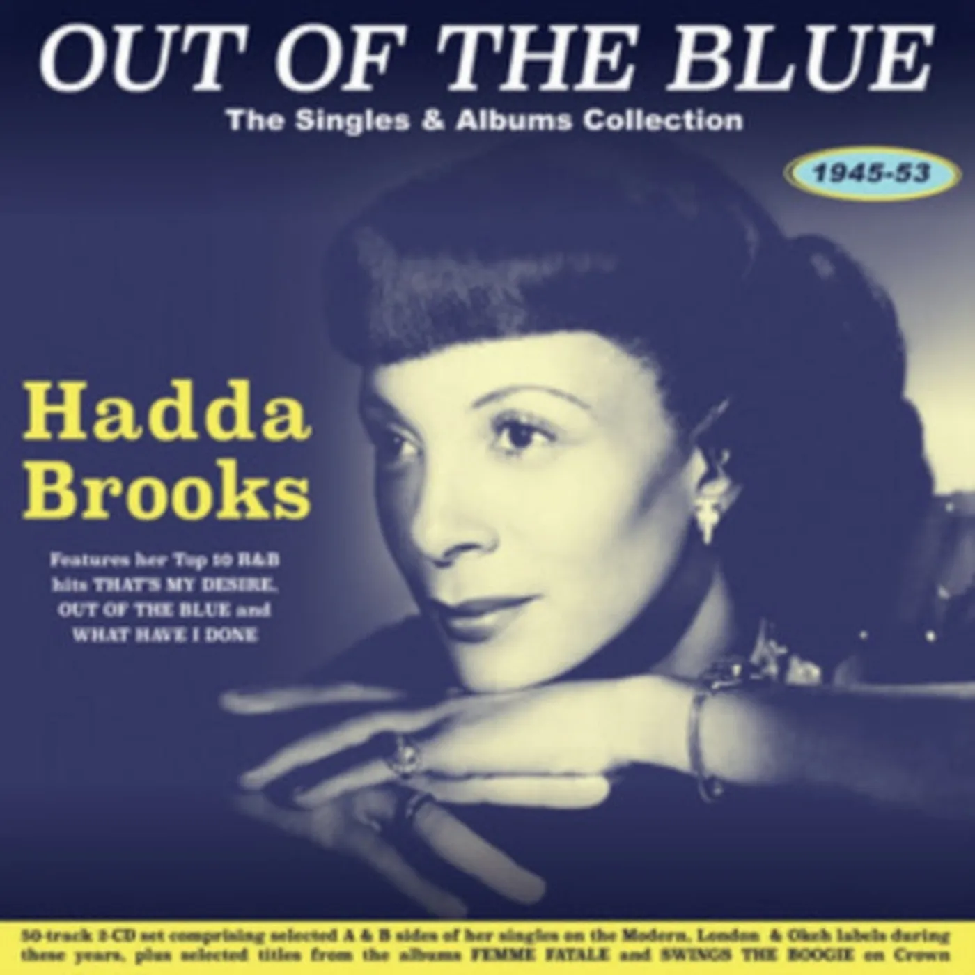 Hadda Brooks CD - Out Of The Blue: The Singles & Albums Collection 1945-53