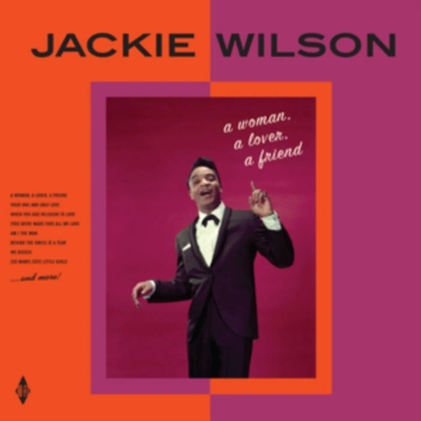 Jackie Wilson LP - A Woman. A Lover. A Friend (Vinyl)