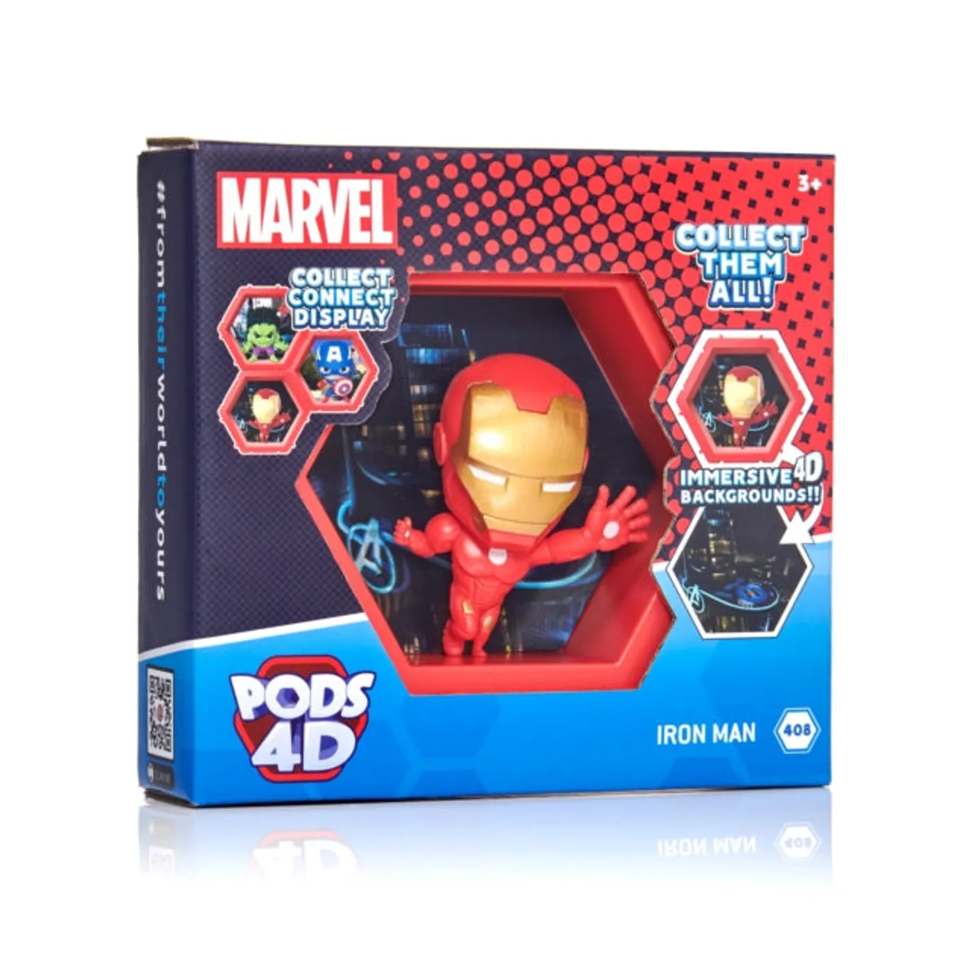 Marvel Figurine - Pod 4D Marvel - Ironman