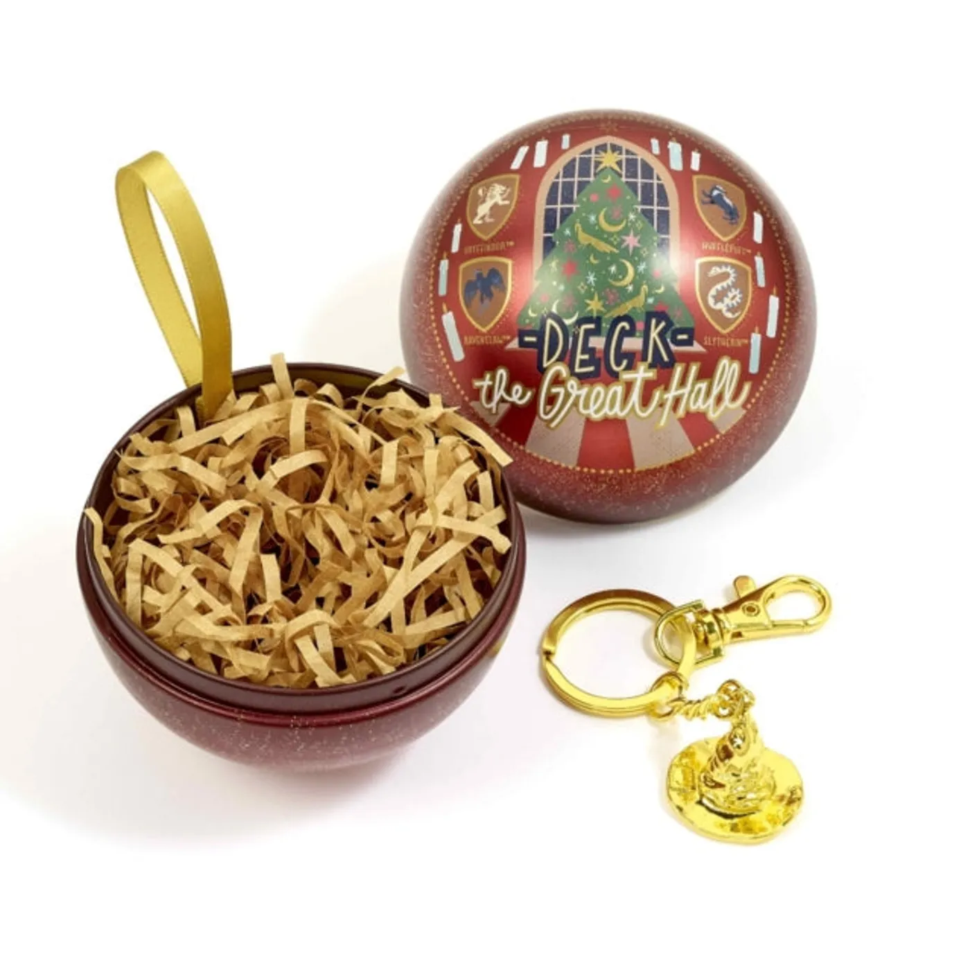 Harry Potter Christmas Baubles - Harry Potter Deck The Great Hall Christmas Bauble