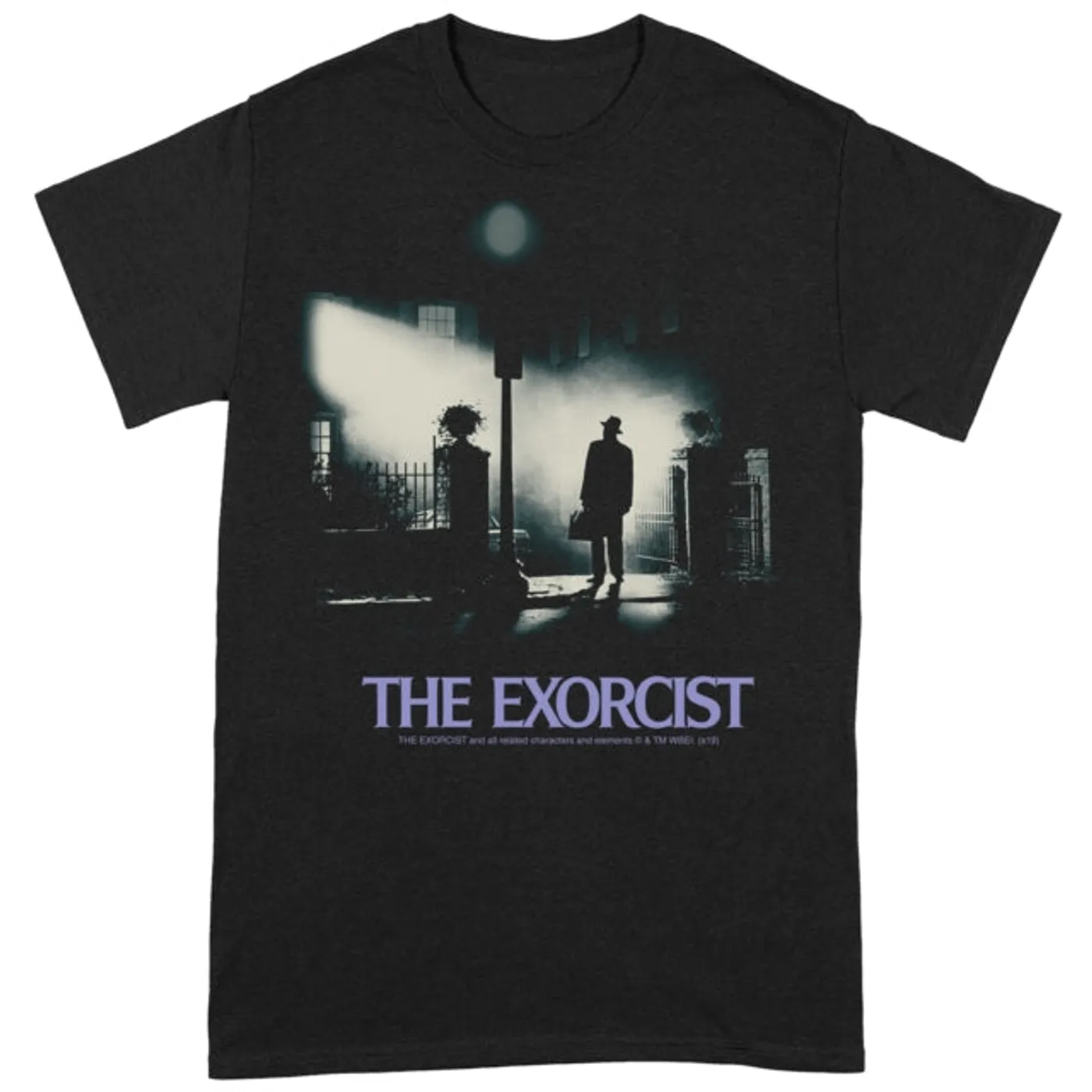 The Exorcist T Shirt - Poster Large Black T-Shirt