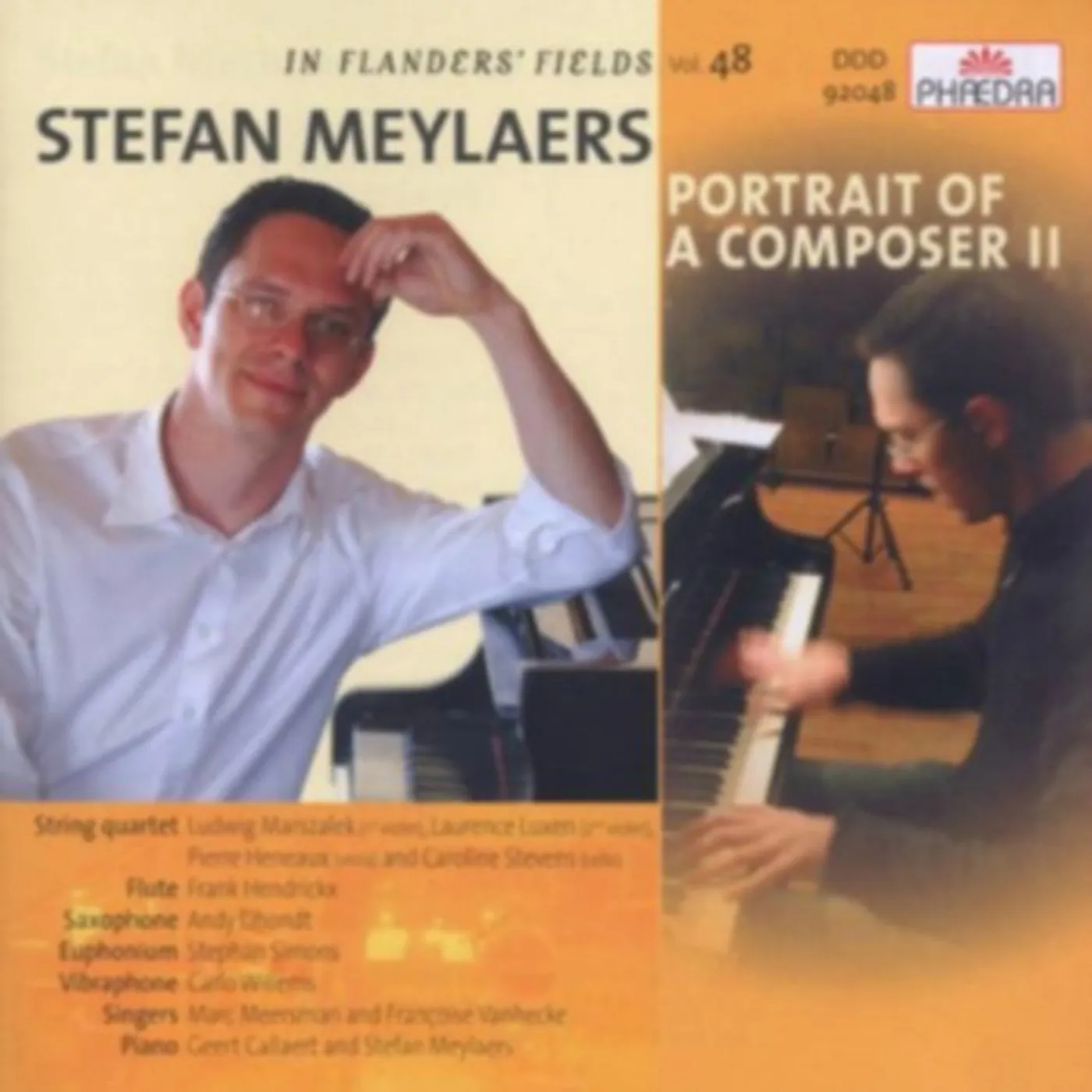 Stefan Meylaers CD - In Flanders Fields 48: Portrait Of A Composer Ii