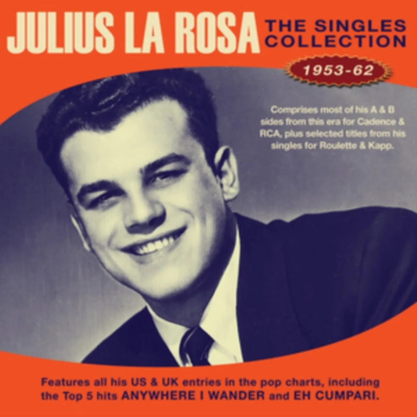 Julius La Rosa CD - The Singles Collection 1953-1962