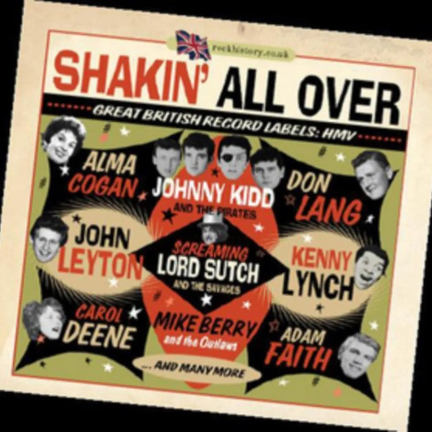 Various Artists CD - Shakin All Over “ Great British Labels - Hmv