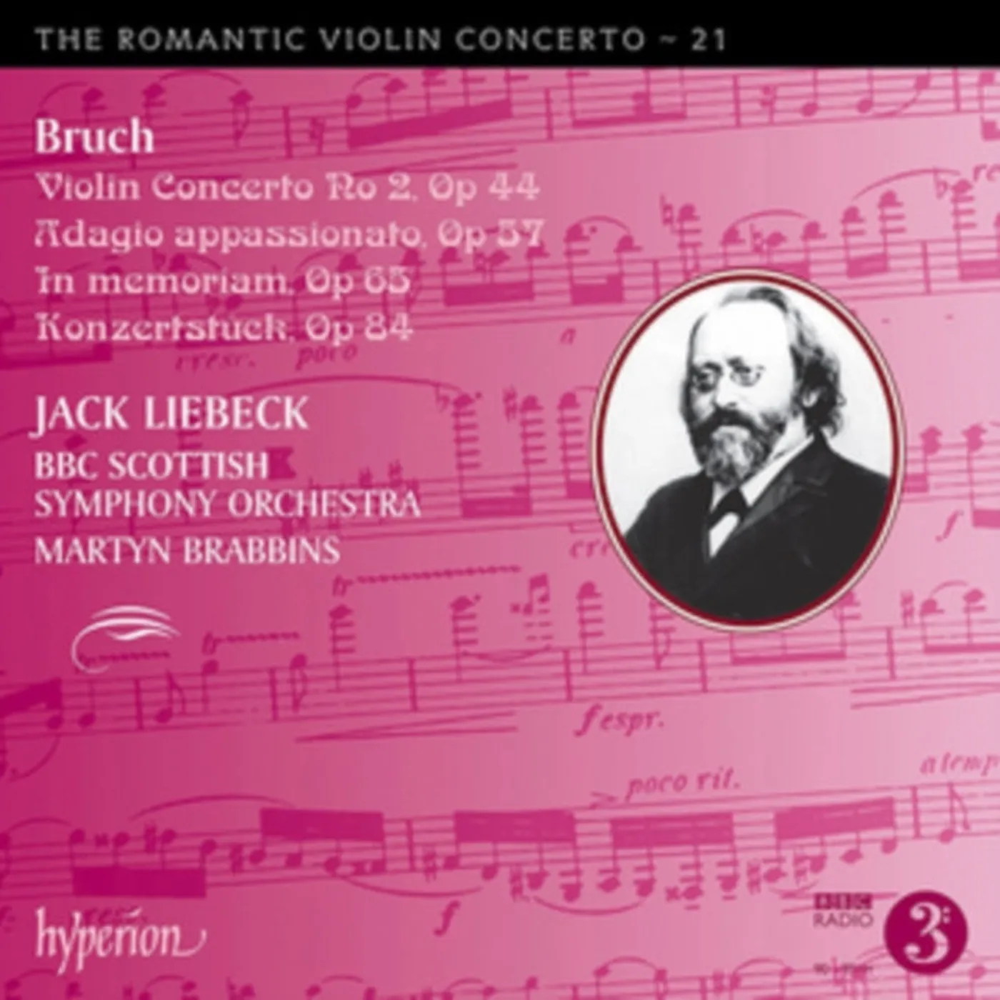 Jack Liebeck CD - Romantic Violin Concerto Vol. 21