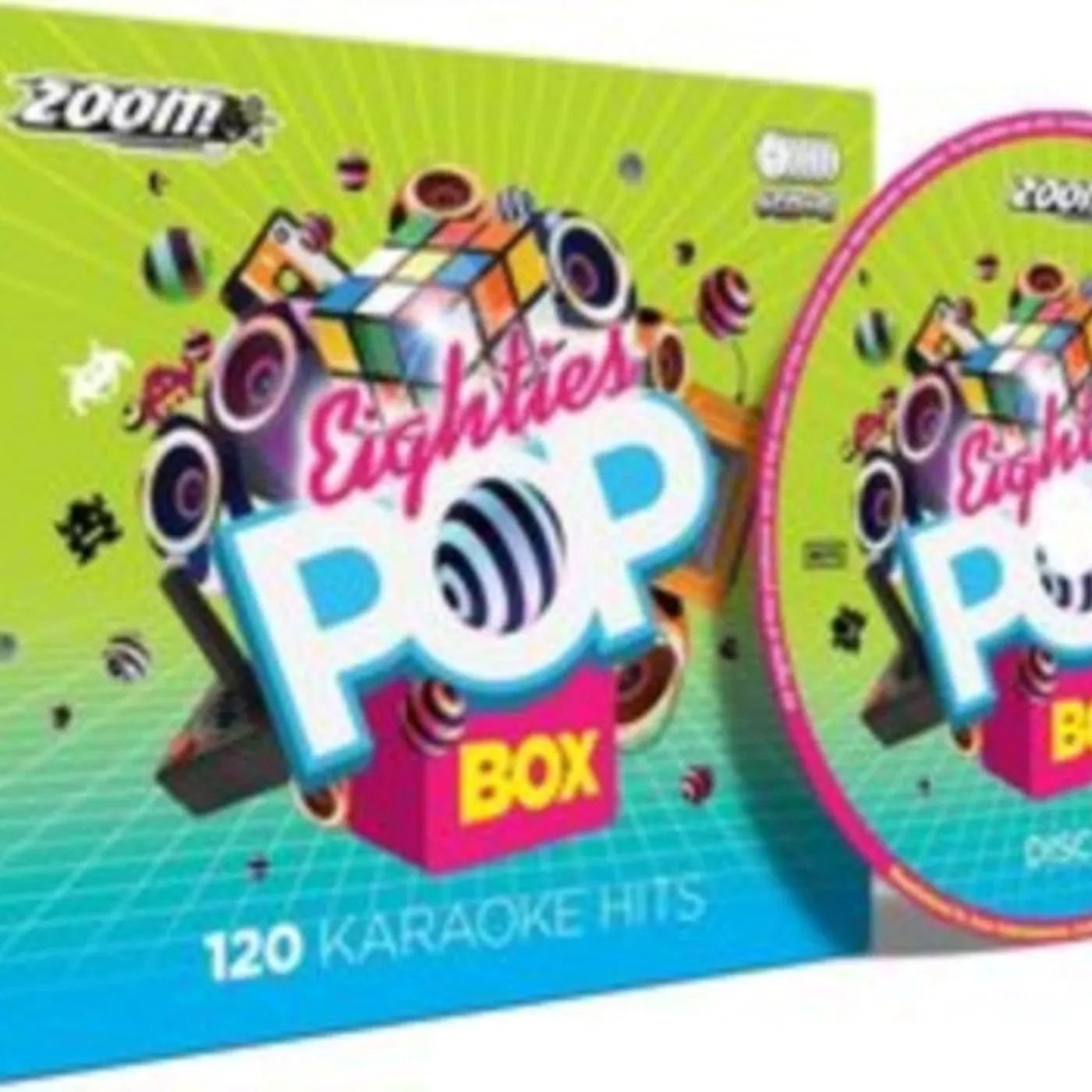 Zoom Karaoke CD - Eighties Pop Box Party Pack - 120 Songs (Cd+G)
