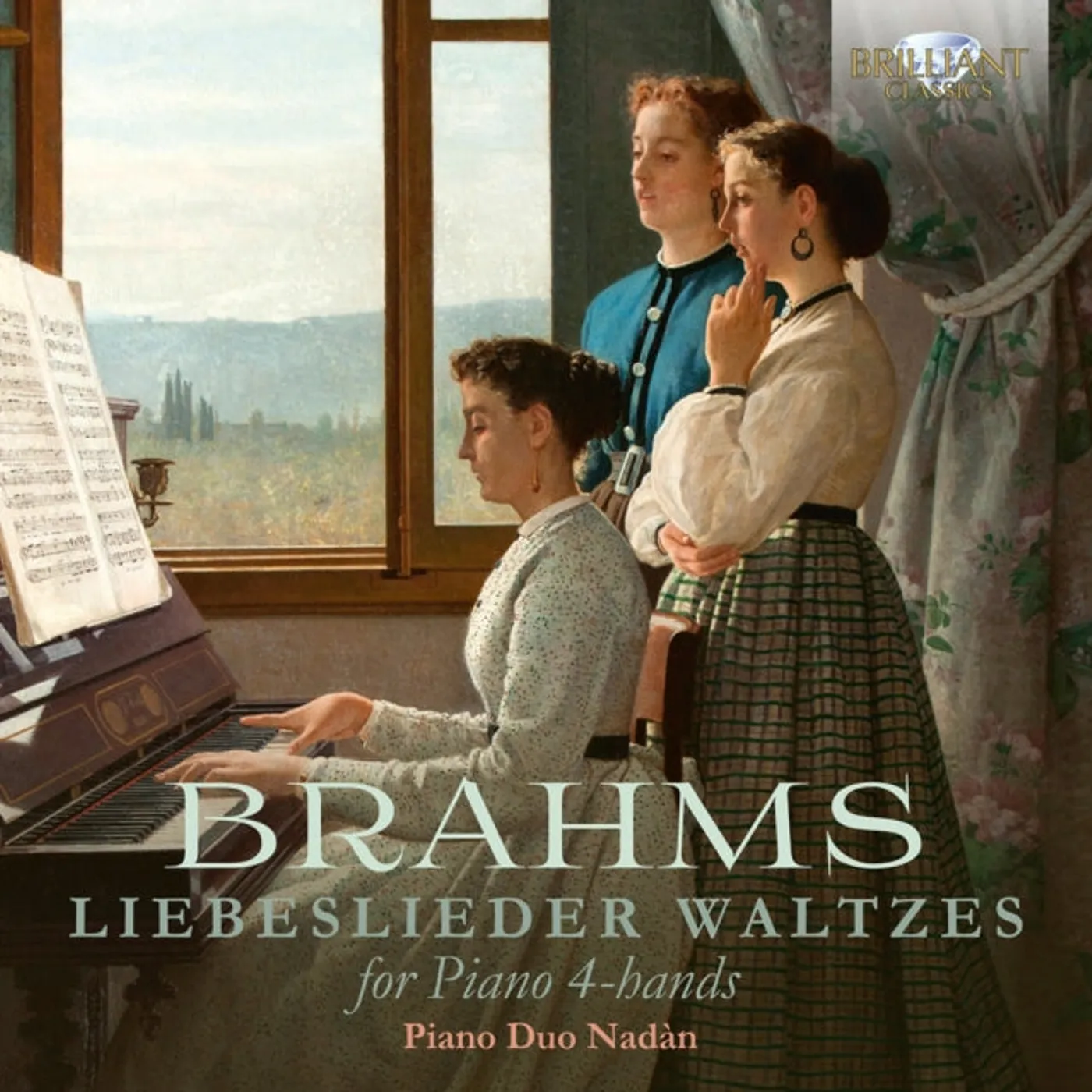 Piano Duo Nadan CD - Brahms: Liebeslieder Waltzes For Piano 4-Hands