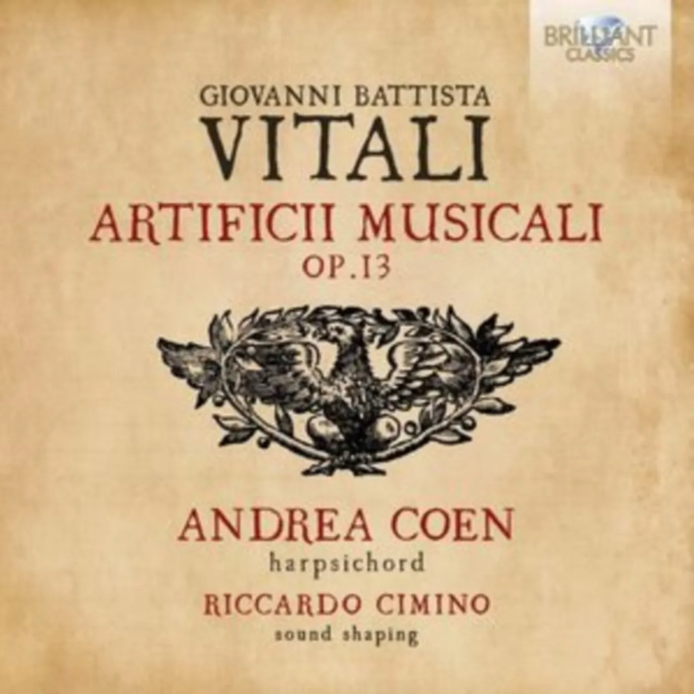 Andrea Coen CD - Vitali: Artificii Musicali Op.13