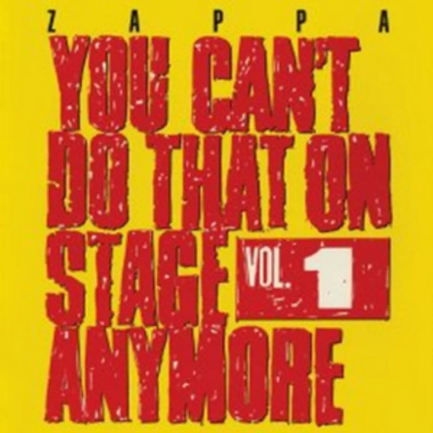 Frank Zappa CD - You Cant Do That On Stage Anymore - 1