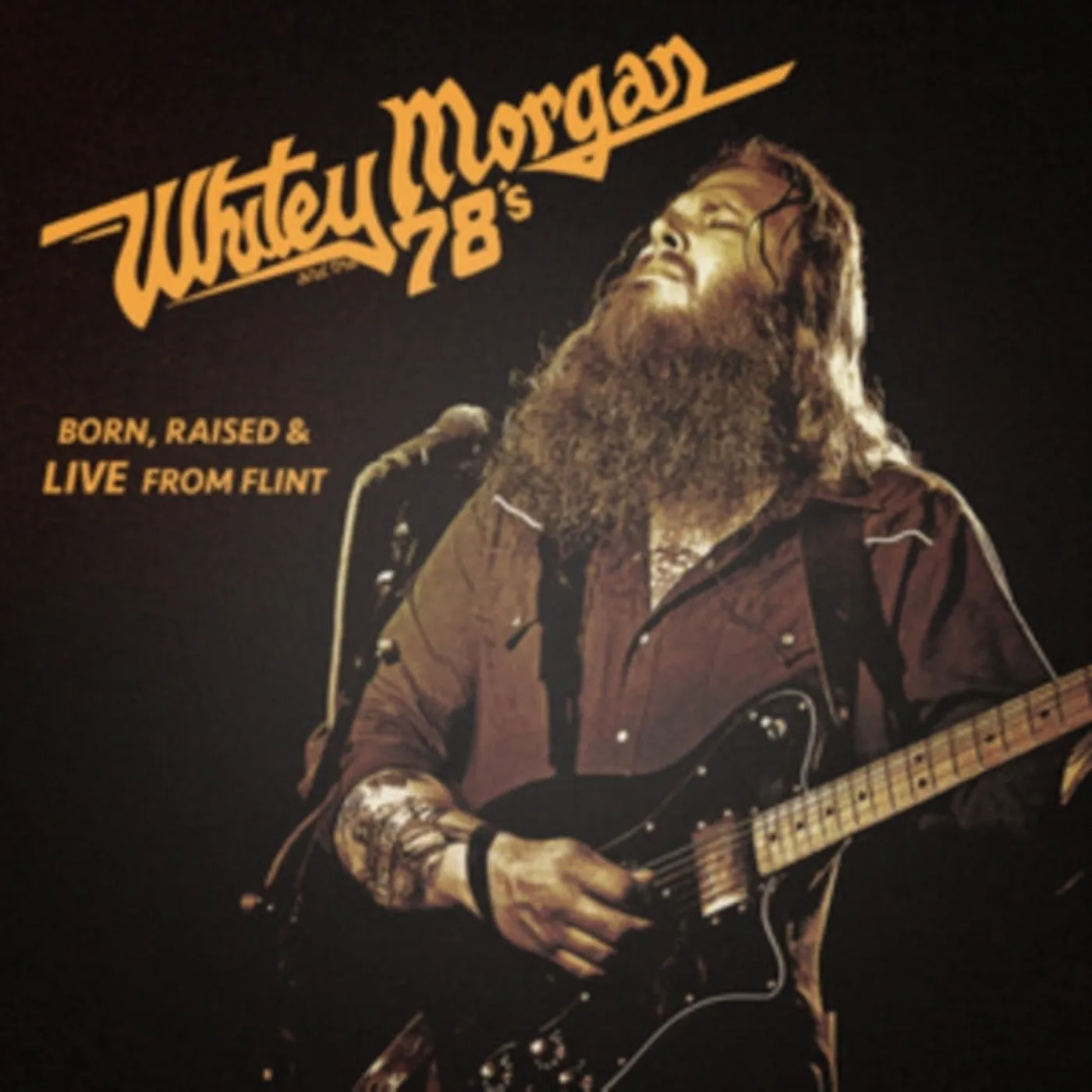 Whitey Morgan and the 78's CD - Born Raised & Live From Flint