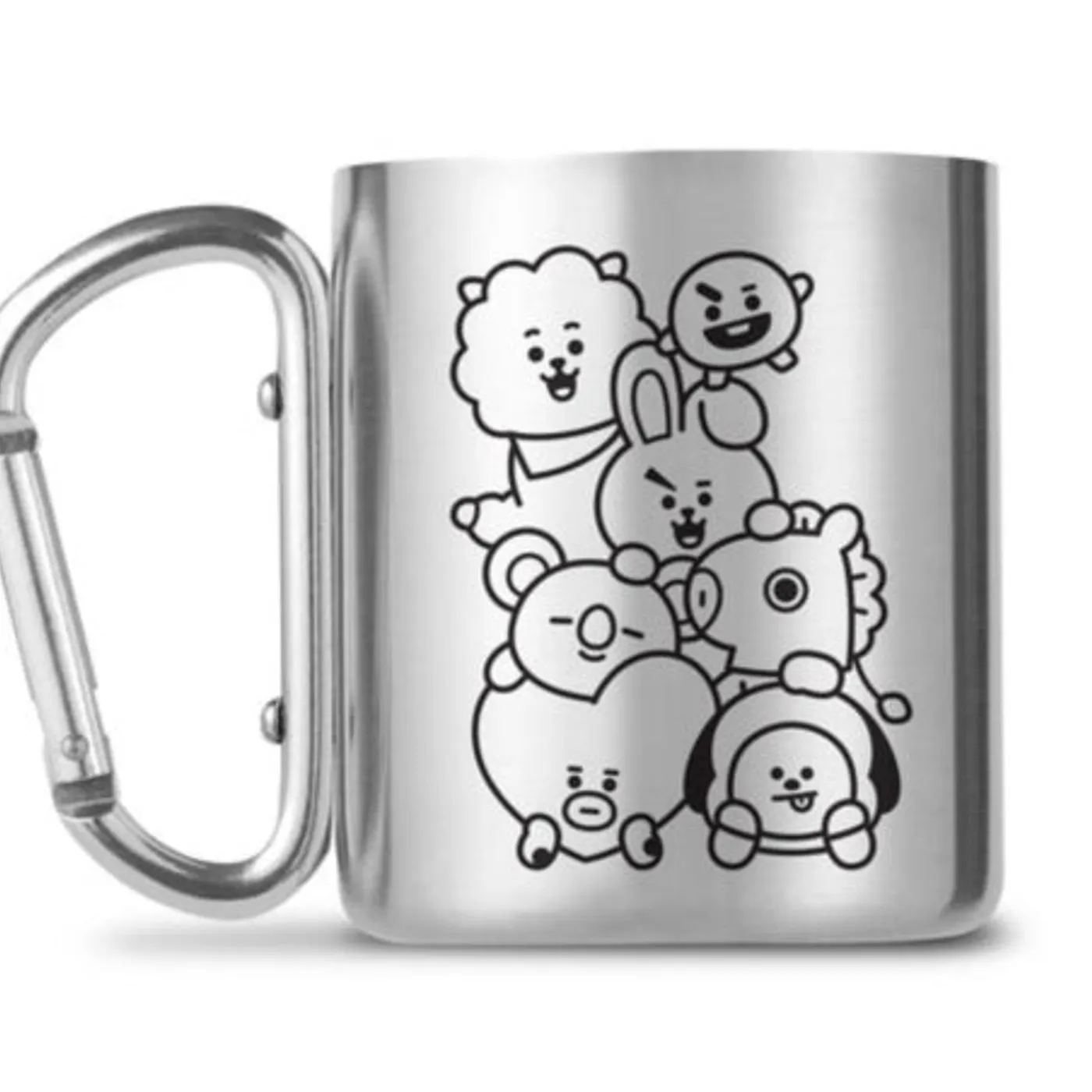 Bt21 Mug - Bt21 Pile Up Carabiner Mug