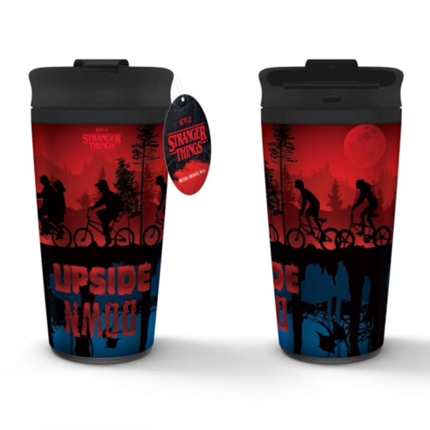 Stranger Things Travel Mug - Stranger Things 4 (Scene) Metal Travel Mug