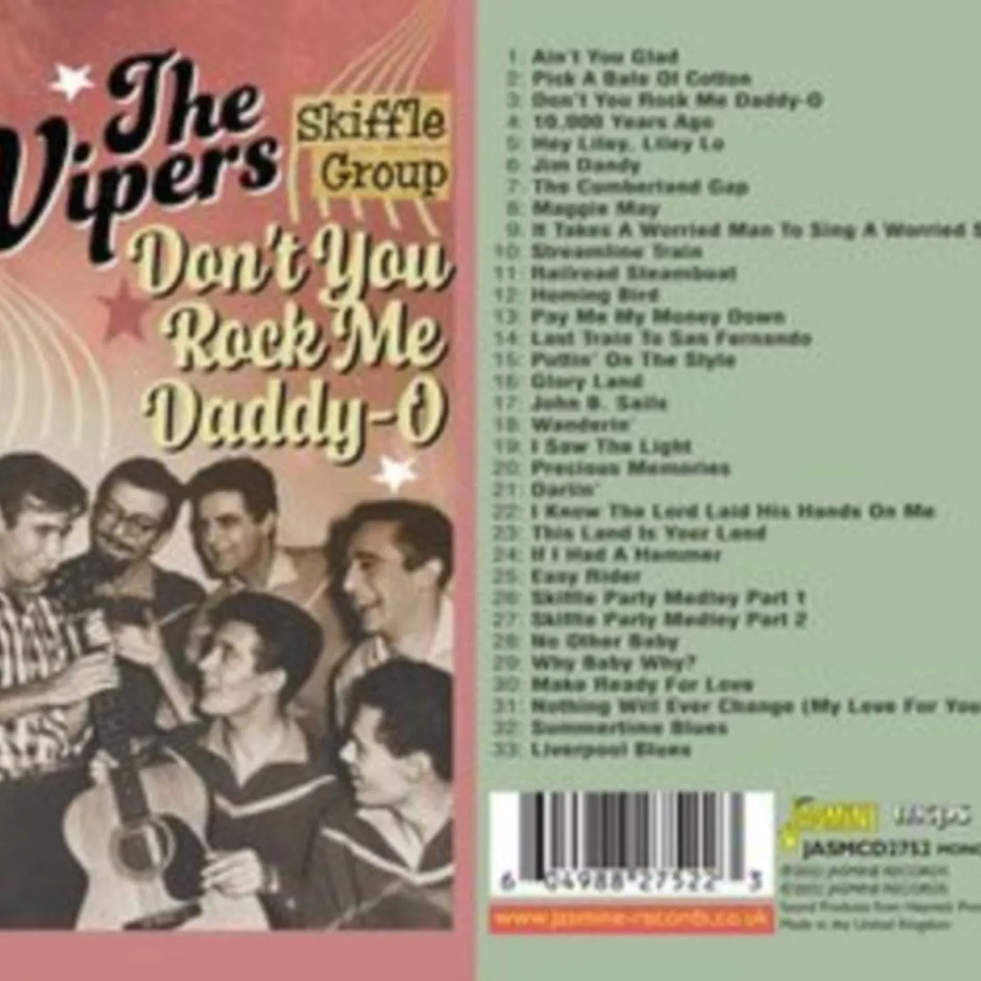 Vipers Skiffle Group CD - Dont You Rock Me Daddy-O