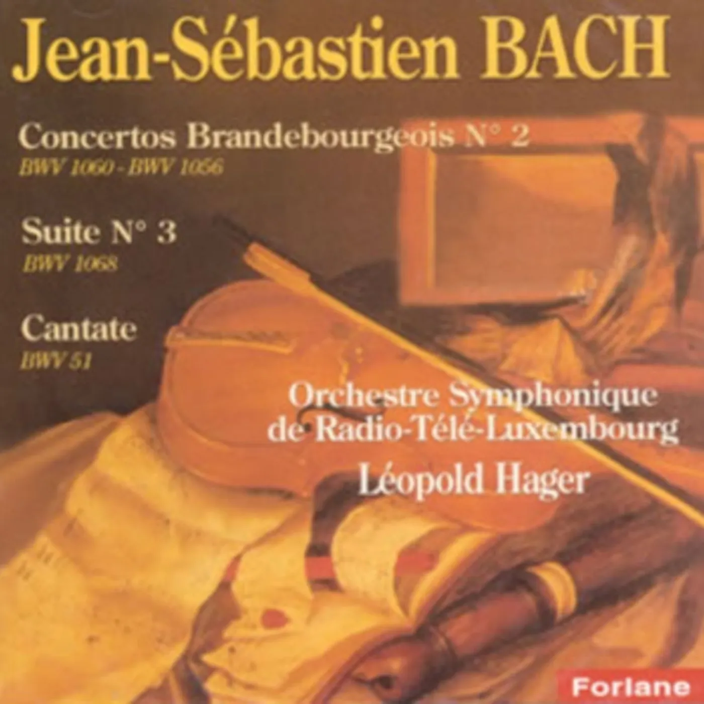 Johann Sebastian Bach CD - Concerto Brandebourgeois No. 2