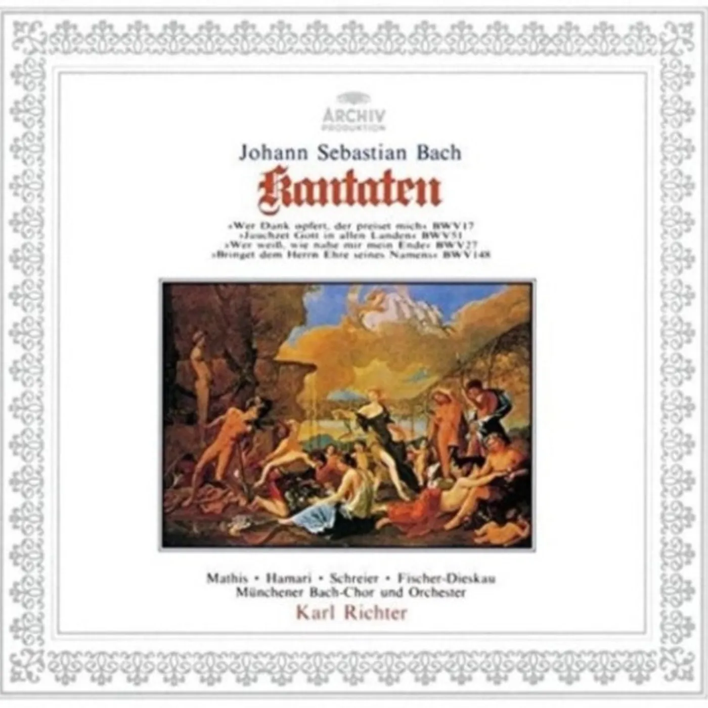 Karl Richter CD - J.S. Bach: Cantatas Bwv 17 / 51 / 27 / 148 (Limited Edition)