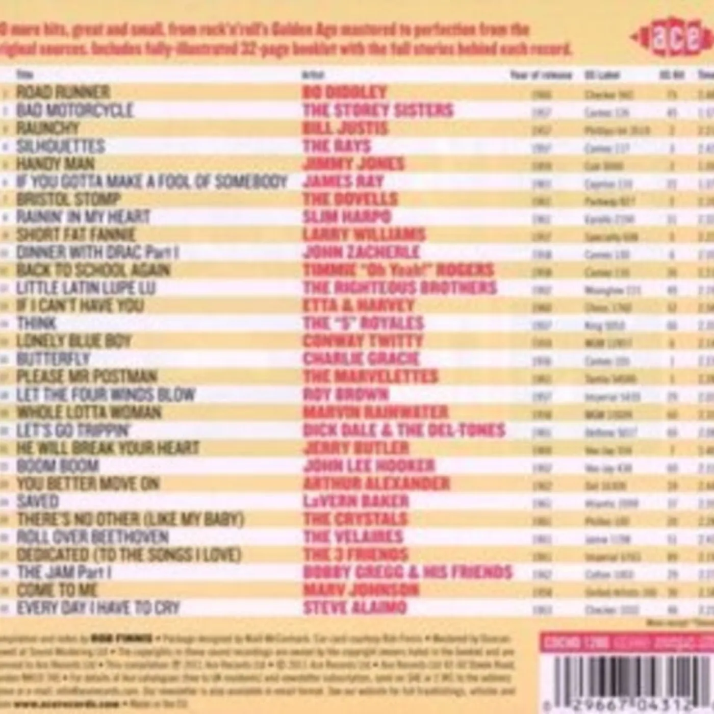 Various Artists CD - Golden Age Of American Rocknroll Volume 12