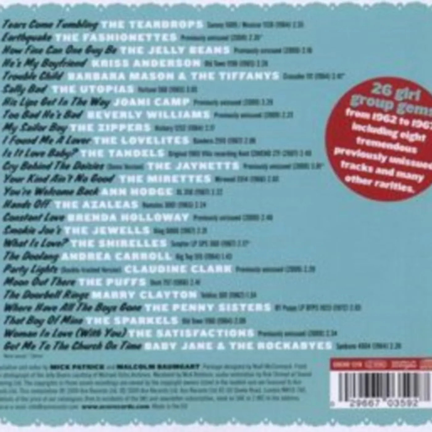 Various Artists CD - Where The Girls Are Vol 7
