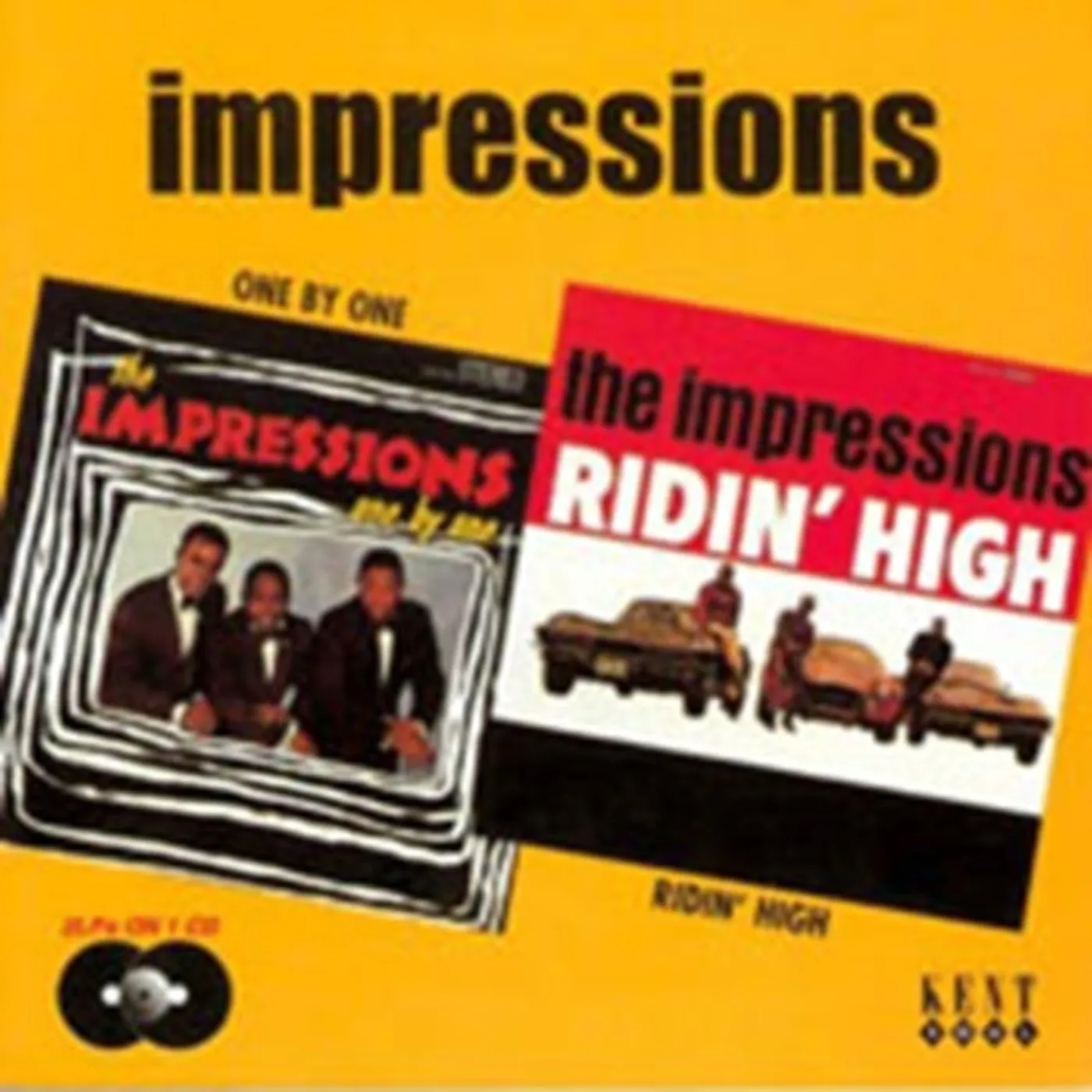 The Impressions CD - 1 By 1/Ridin High