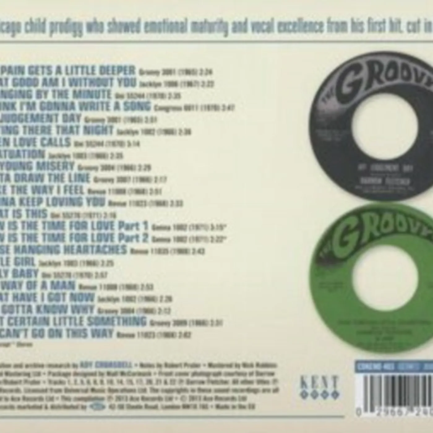 Darrow Fletcher CD - The Pain Gets A Little Deeper