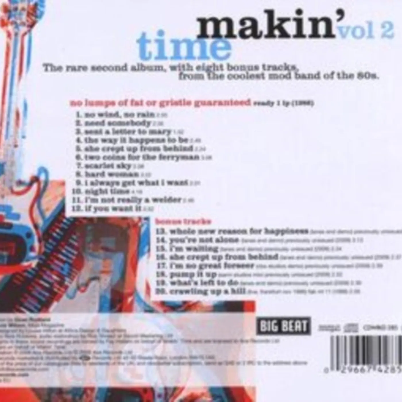 Makin' Time CD - No Lumps Of Fat Or Gristle