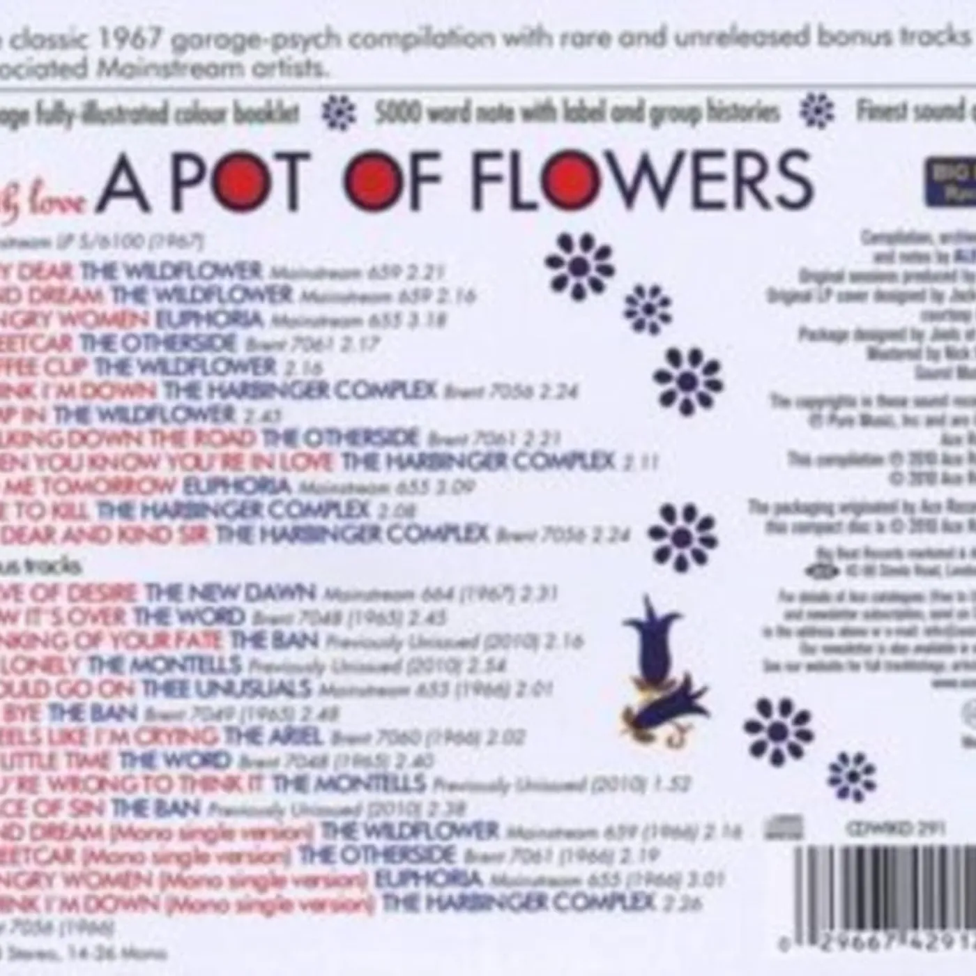 Various Artists CD - With Love - A Pot Of Flowers