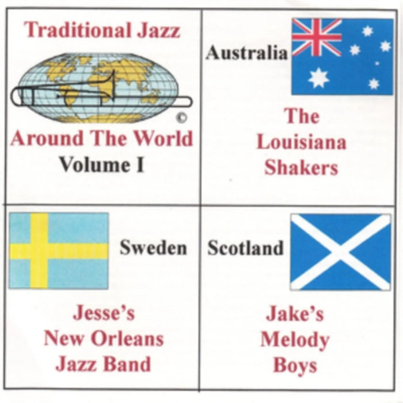 Various Artists CD - Traditional Jazz Around The World Vol 1