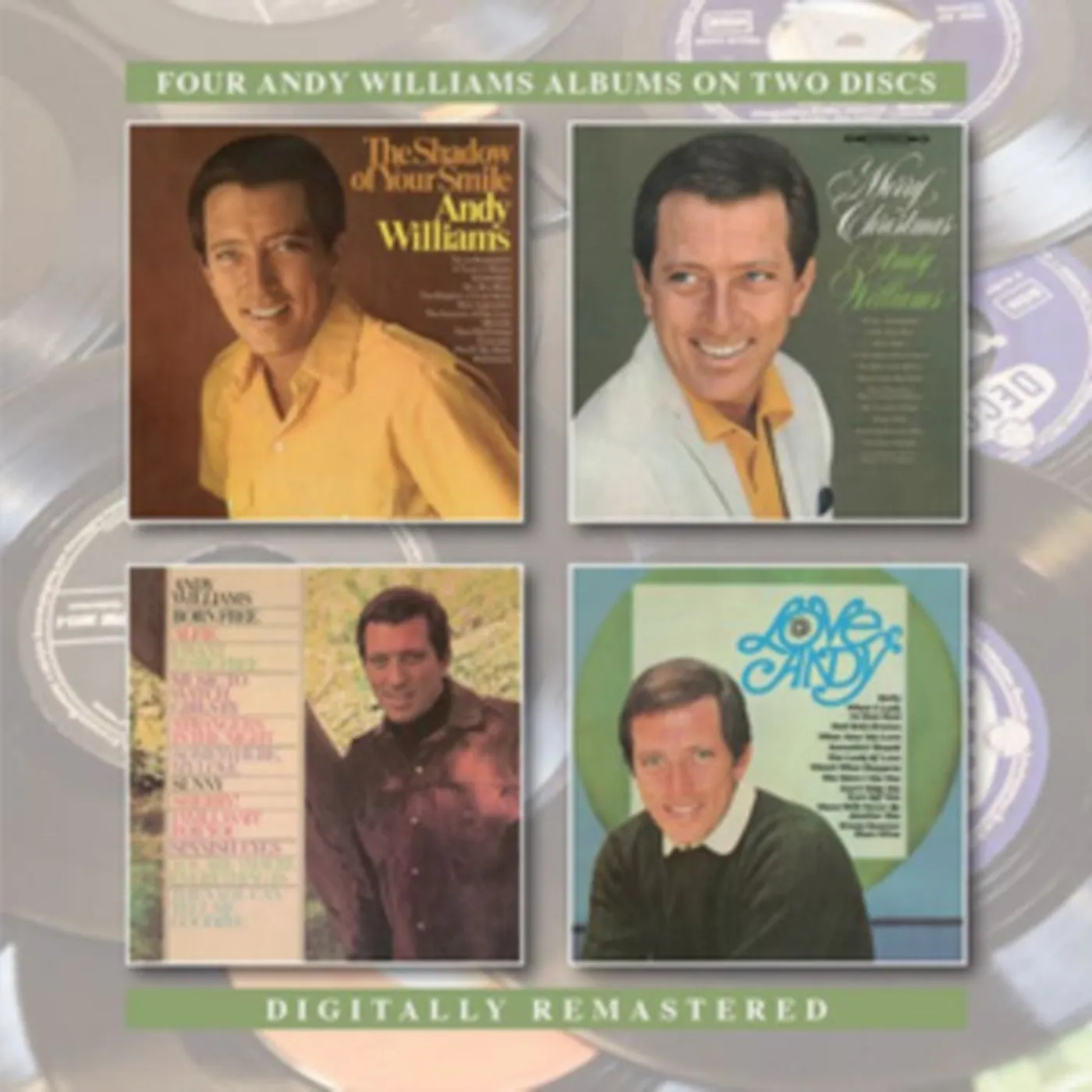 Andy Williams CD - The Shadow Of Your Smile / Merry Christmas / Born Free / Love. Andy