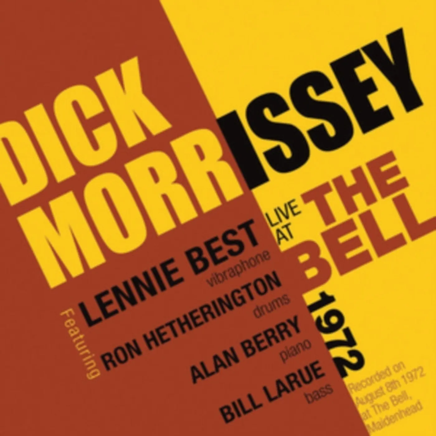 Dick Morrissey CD - Live At The Bell 1972