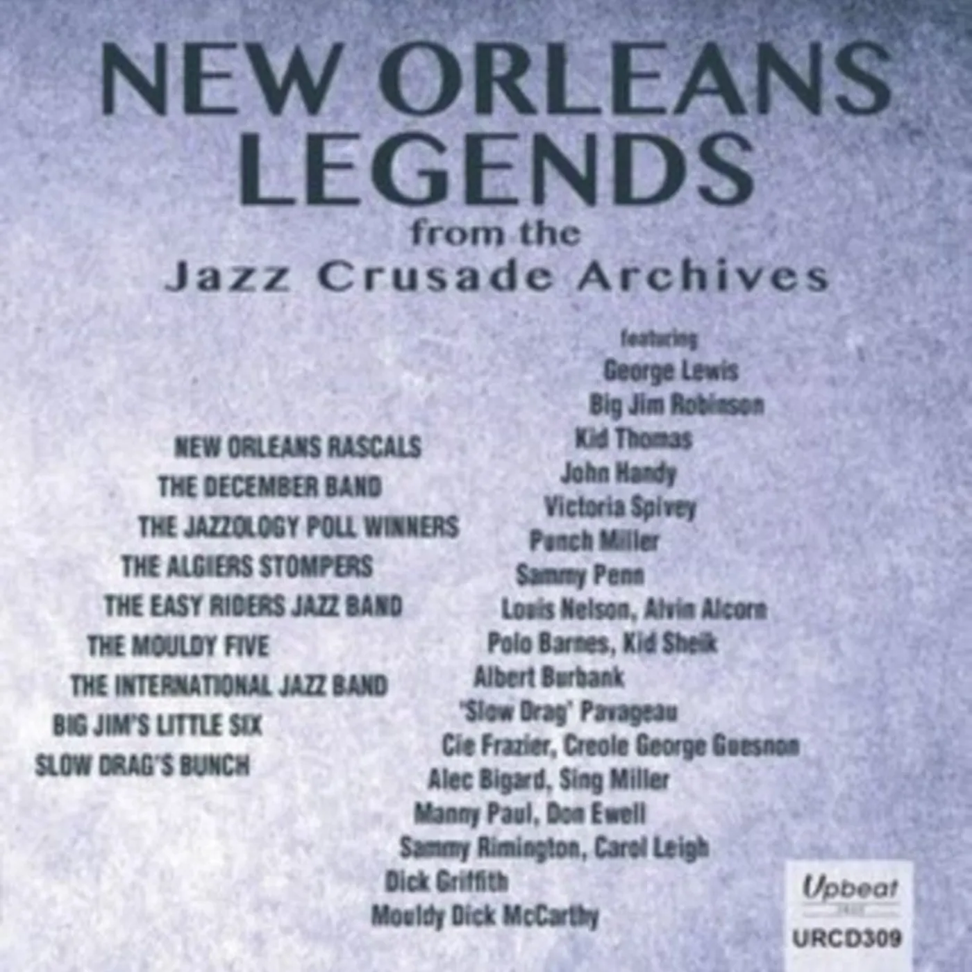 Various Artists CD - New Orleans Legends From The Jazz Crusade Archives