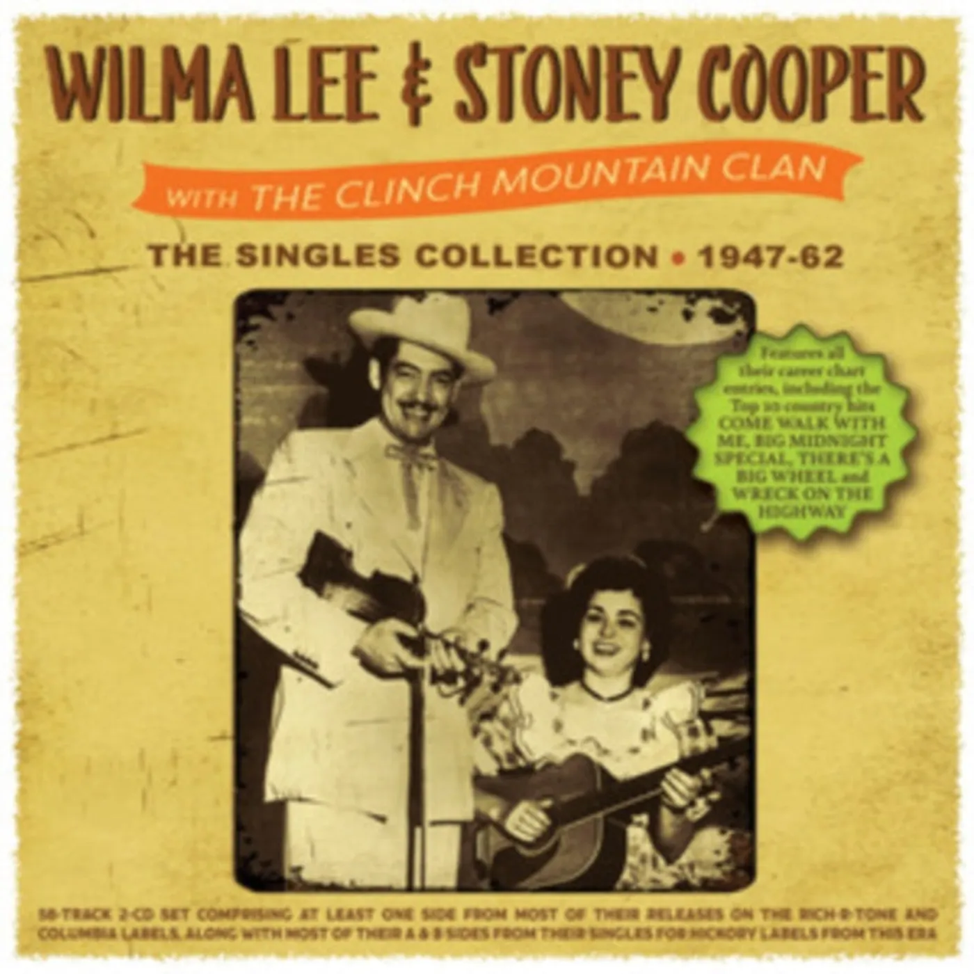 Wilma Lee & Stoney Cooper CD - Singles Collection 1947-62