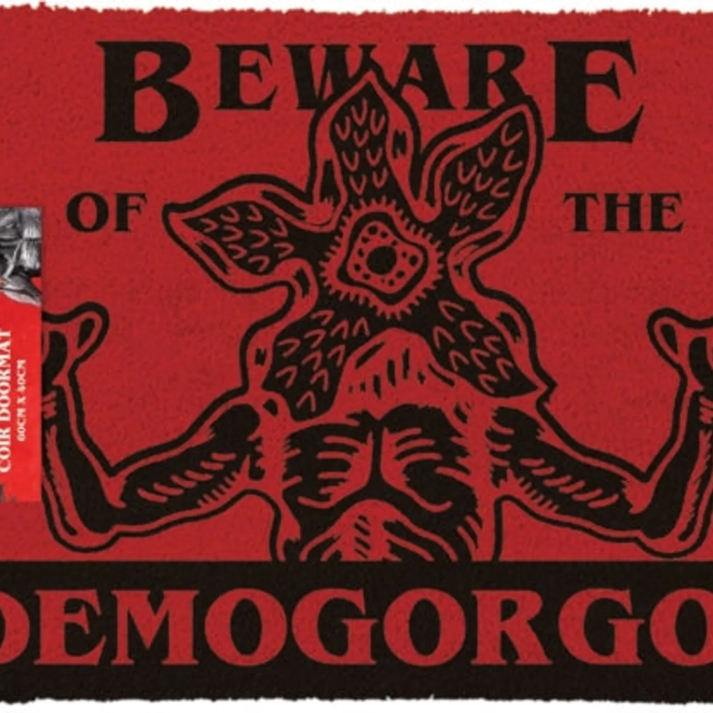 Stranger Things Door Mat - Stranger Things 4 Beware Demogorgon Door Mat