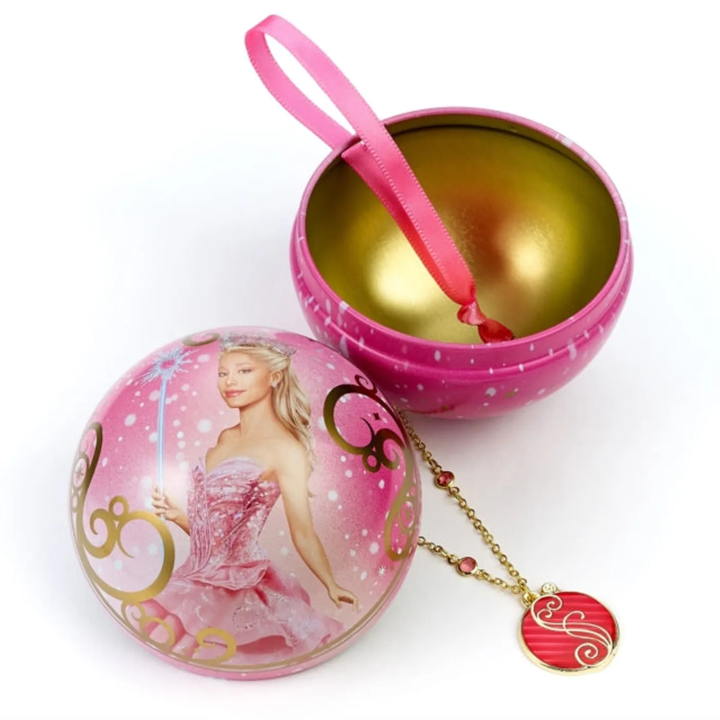 Wicked Christmas Baubles - Wicked Glinda Pink Shiz University Gift Bauble