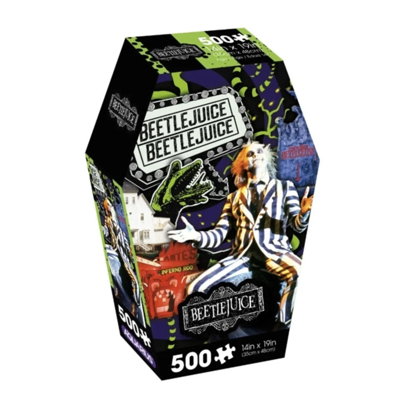 Beetlejuice Jigsaw Puzzle - Beetlejuice Coffin Box 500 Piece Jigsaw Puzzle