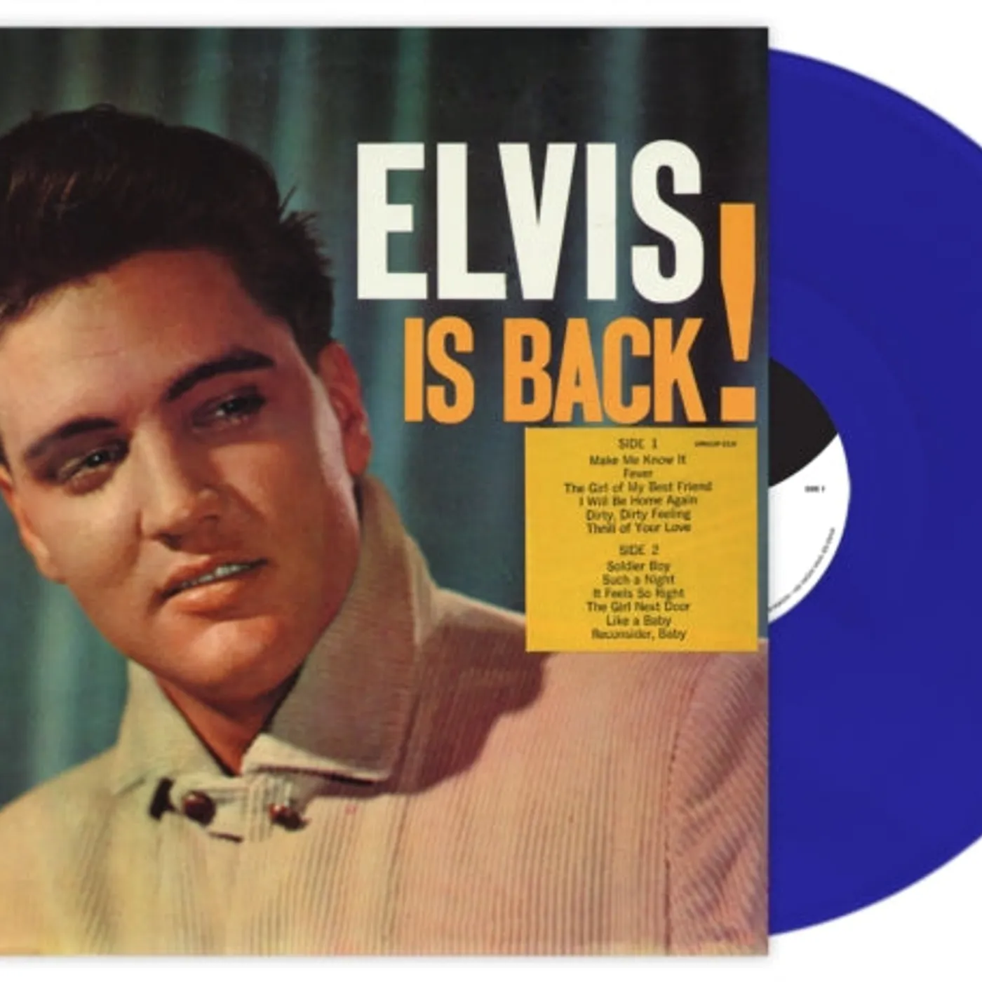 Elvis Presley LP - Is Back! (Limited Blue Vinyl)