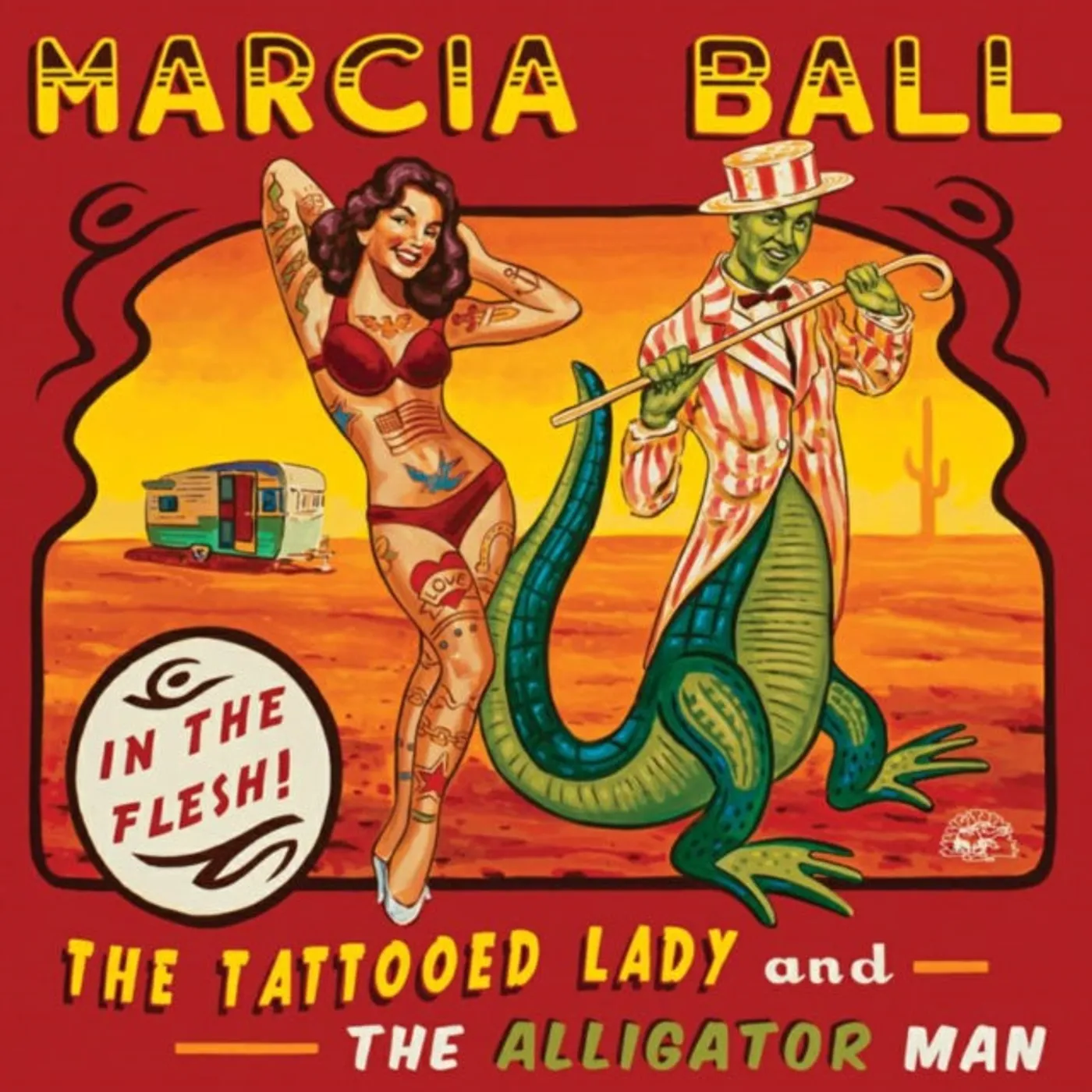 Marcia Ball CD - Tattooed Lady & The Alligator Man