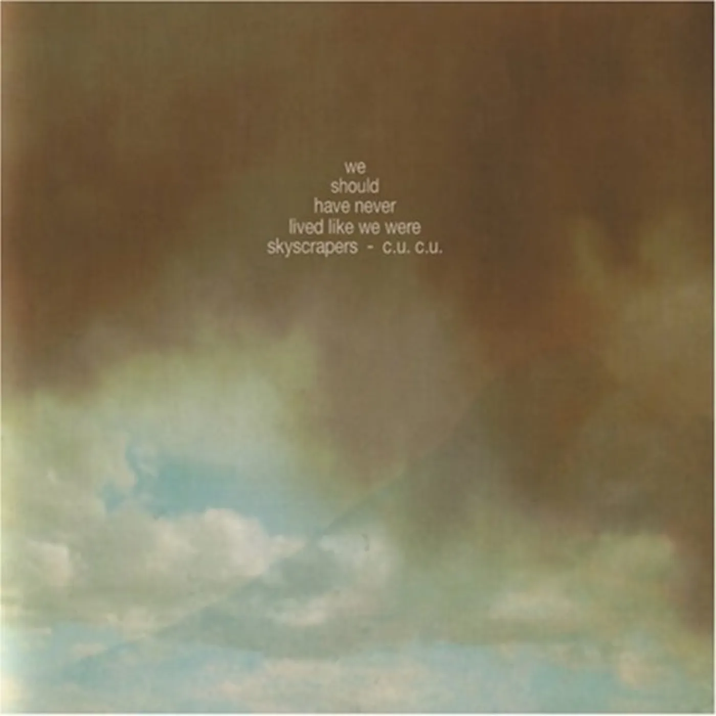 Chin Up Chin Up CD - We Should Have Never Lived Like We Were Skyscra