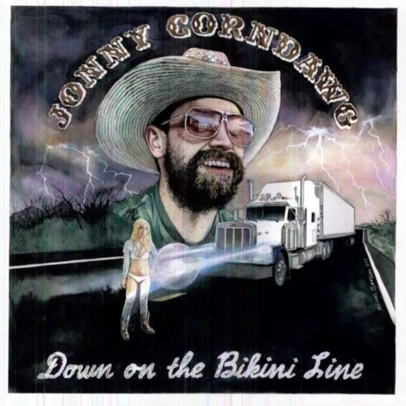 Johnny Corndawg Fritz LP - Down On The Bikini Line (Vinyl)