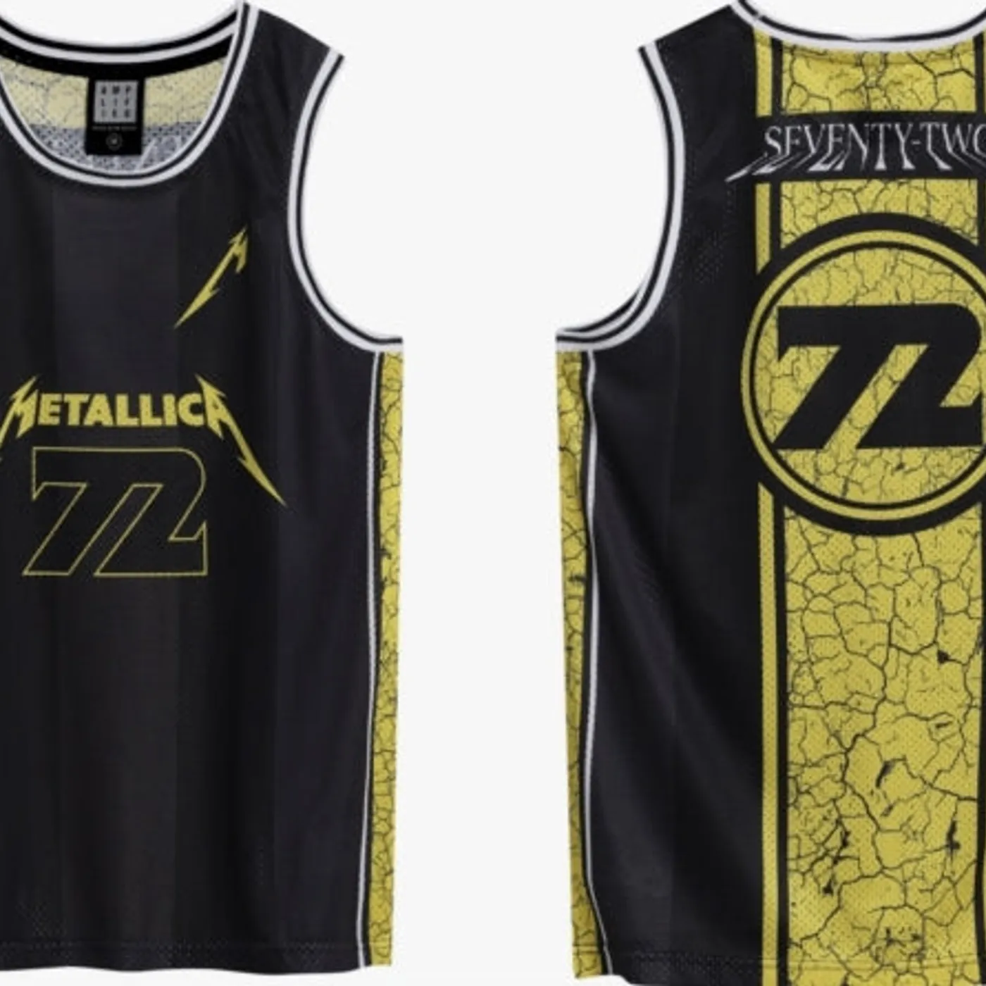 Metallica Amplified Basketball Jersey - Seventy Two