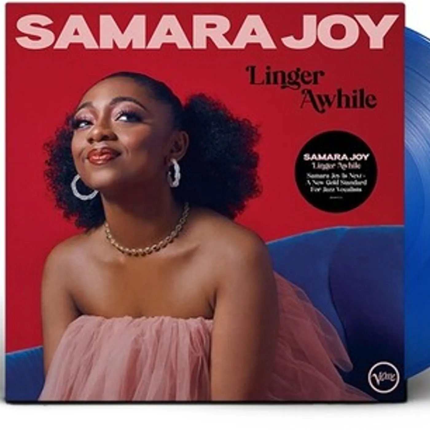 Samara Joy LP Vinyl - Linger Awhile (Blue) (Cvnl) (Ltd)