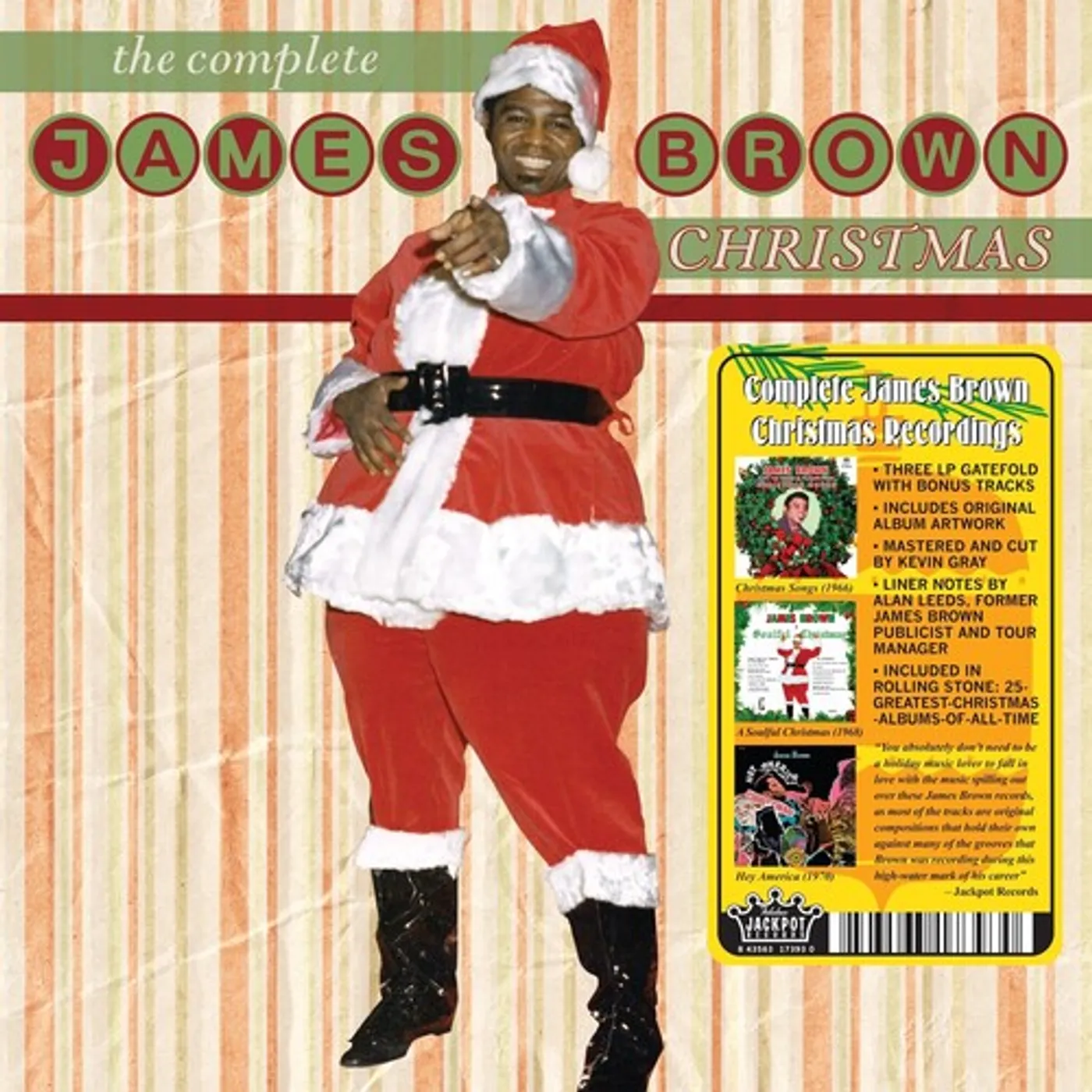 James Brown LP Vinyl - Complete James Brown Christmas