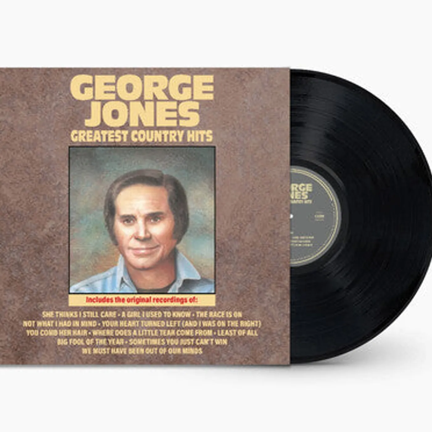 George Jones LP Vinyl - Greatest Country Hits