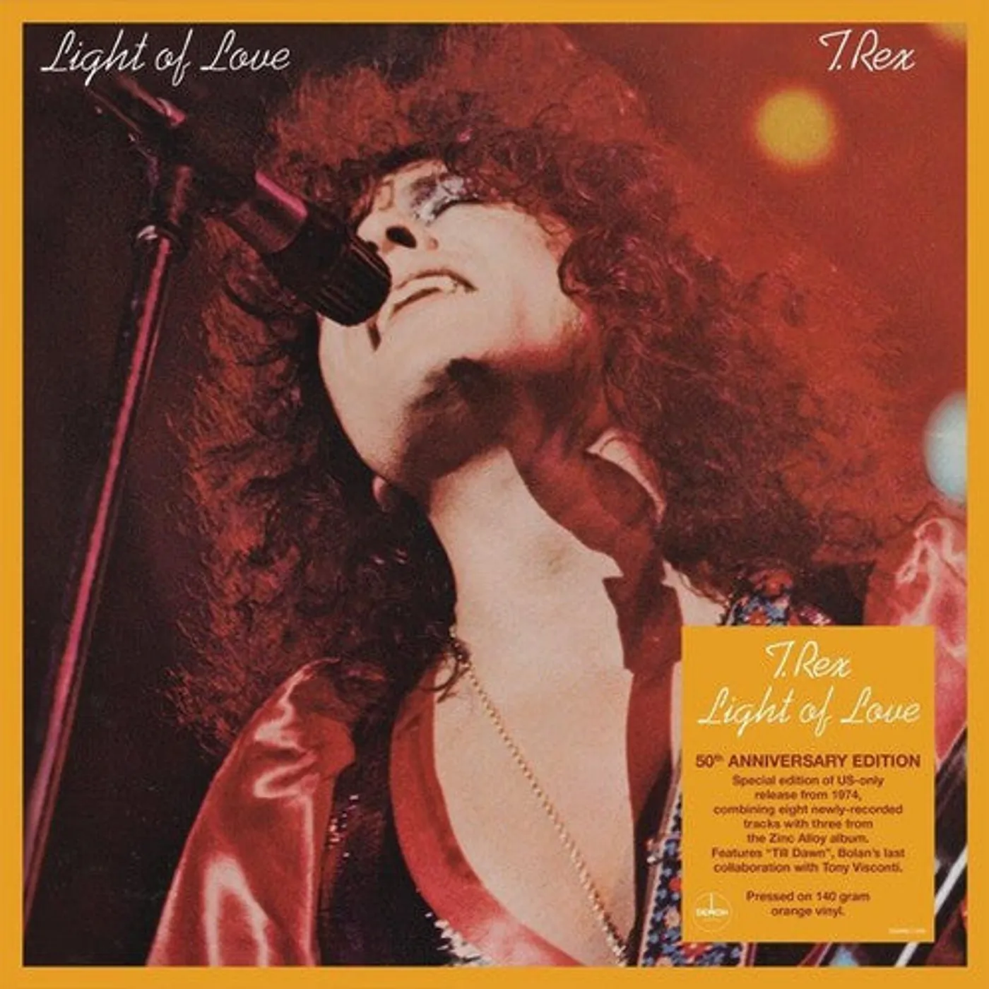 T. Rex LP Vinyl - Light Of Love (Colv) (Ofgv) (Org) (Uk)