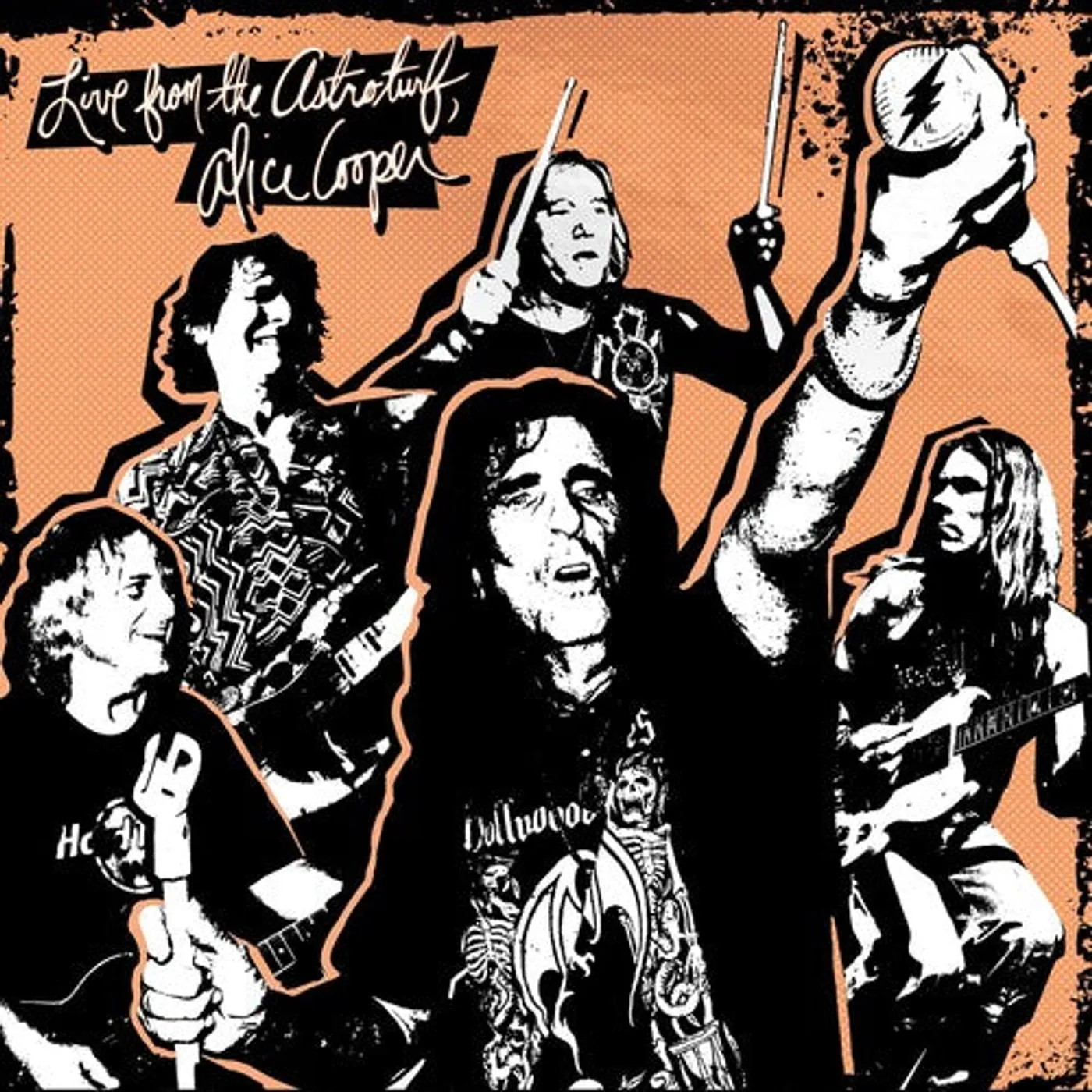 Alice Cooper LP Vinyl - Live From The Astroturf (W/Dvd) (Colv) (Gate)
