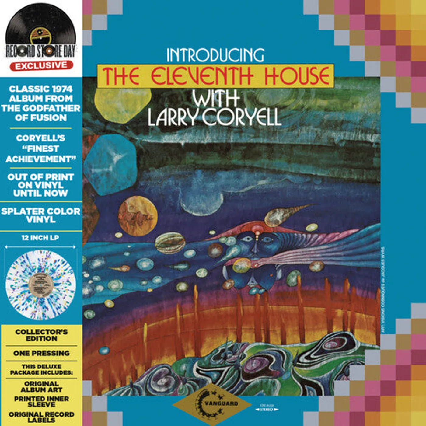 Larry Coryell LP Vinyl - Introducing The Eleventh House (Blue) (Cvnl)